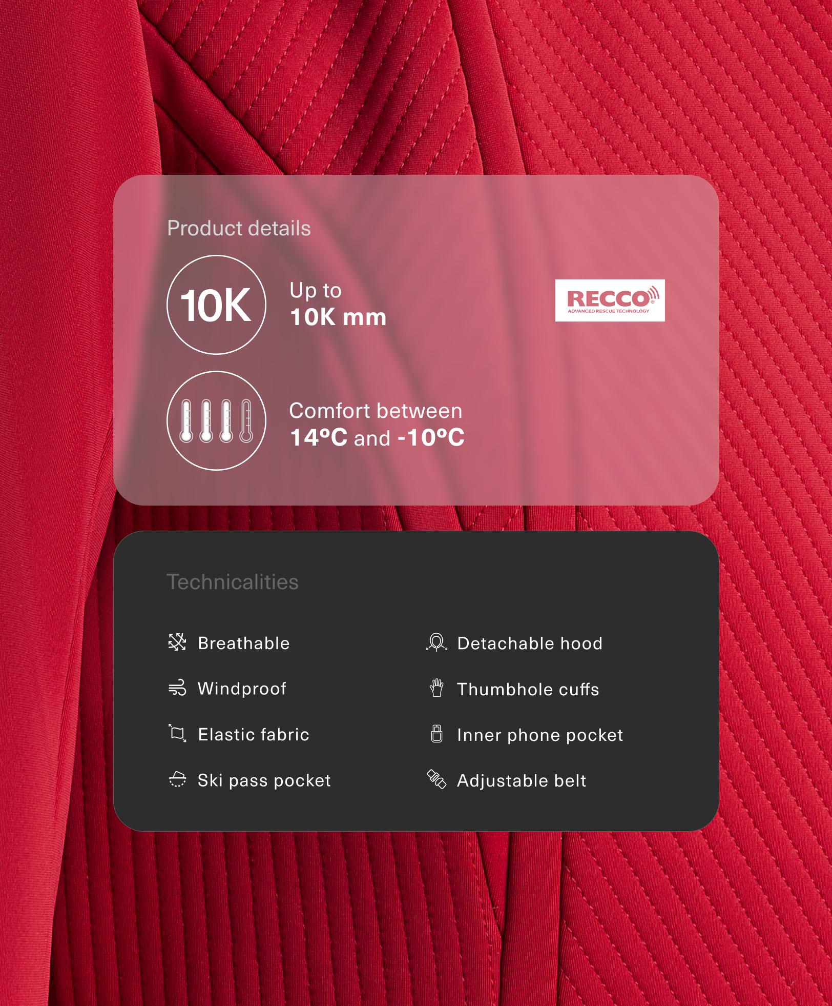 Водостойкий облегающий эластичный комбинезон SKI - Распродажа