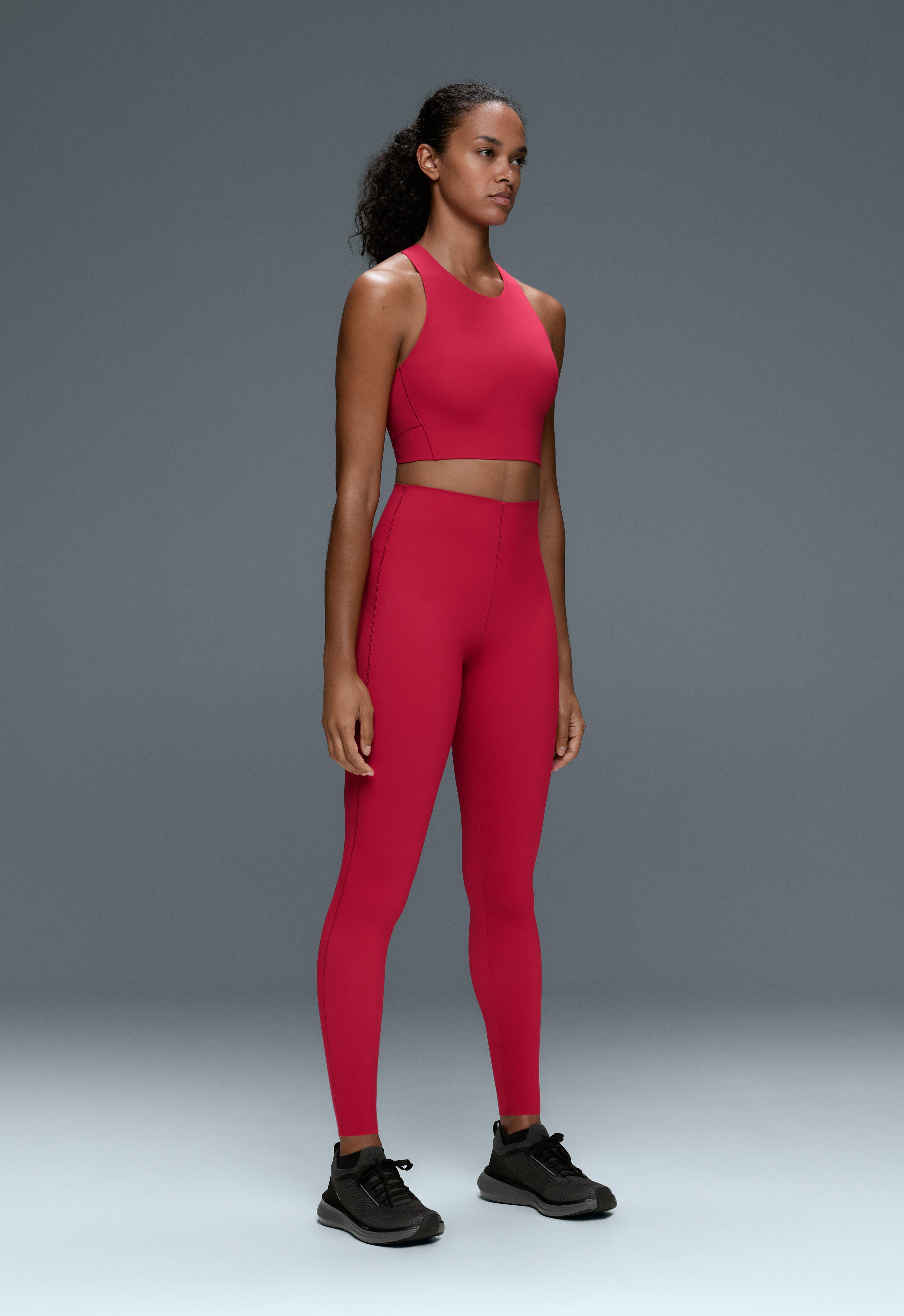 Light Touch crossover back tank top — RED