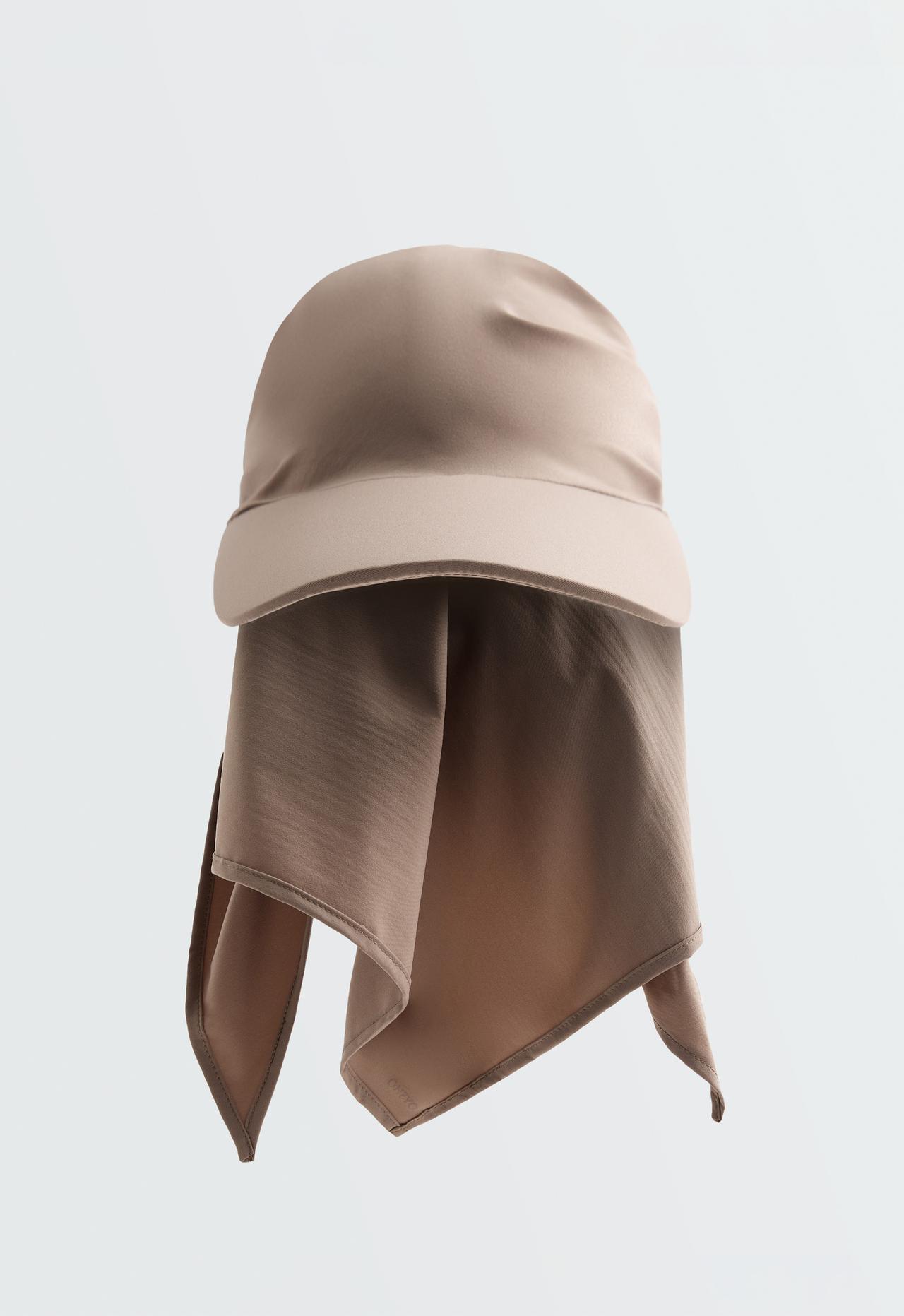 Lightweight knotted visor — MINK MELANGE