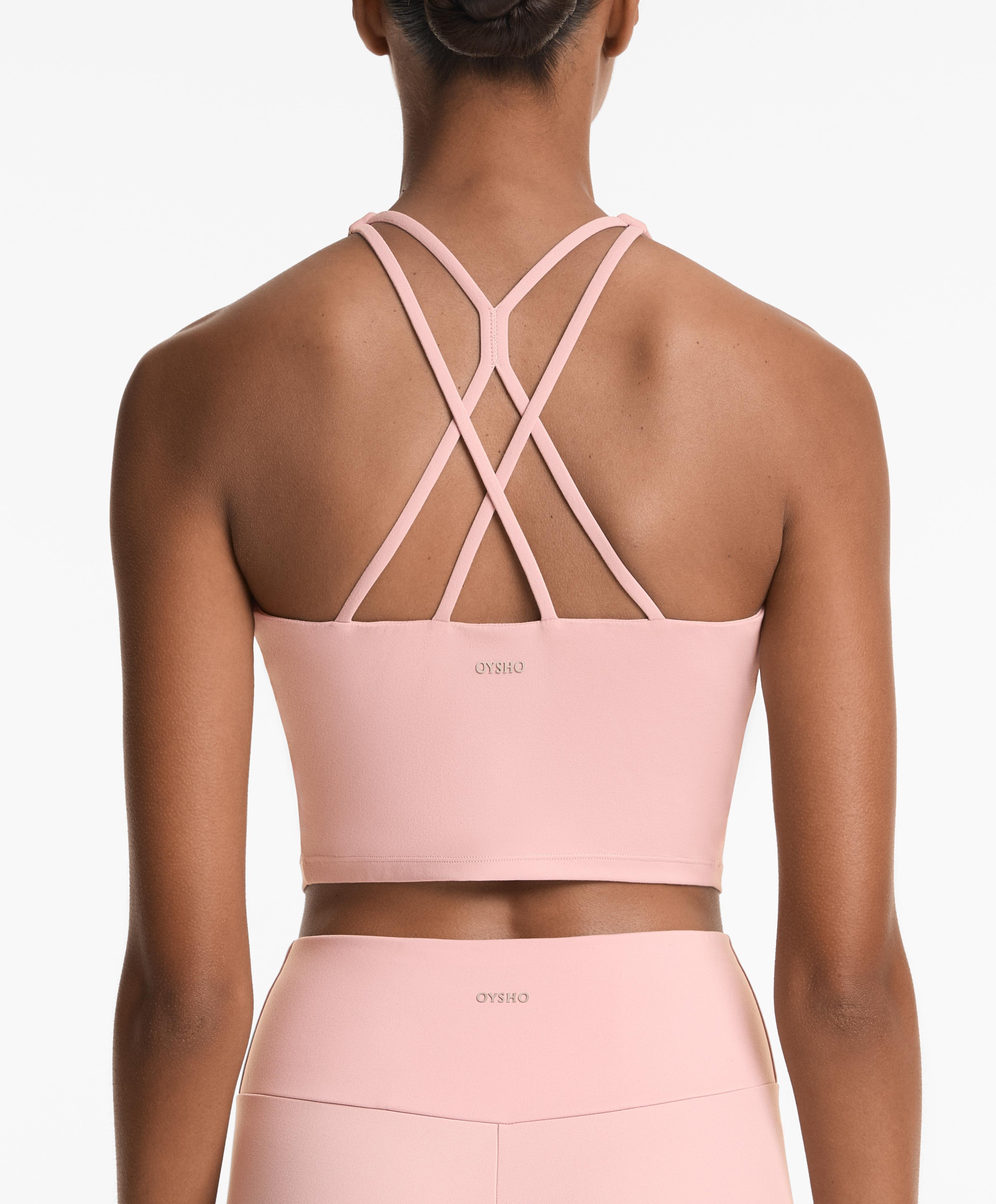 Comfortlux strap tank top with cups