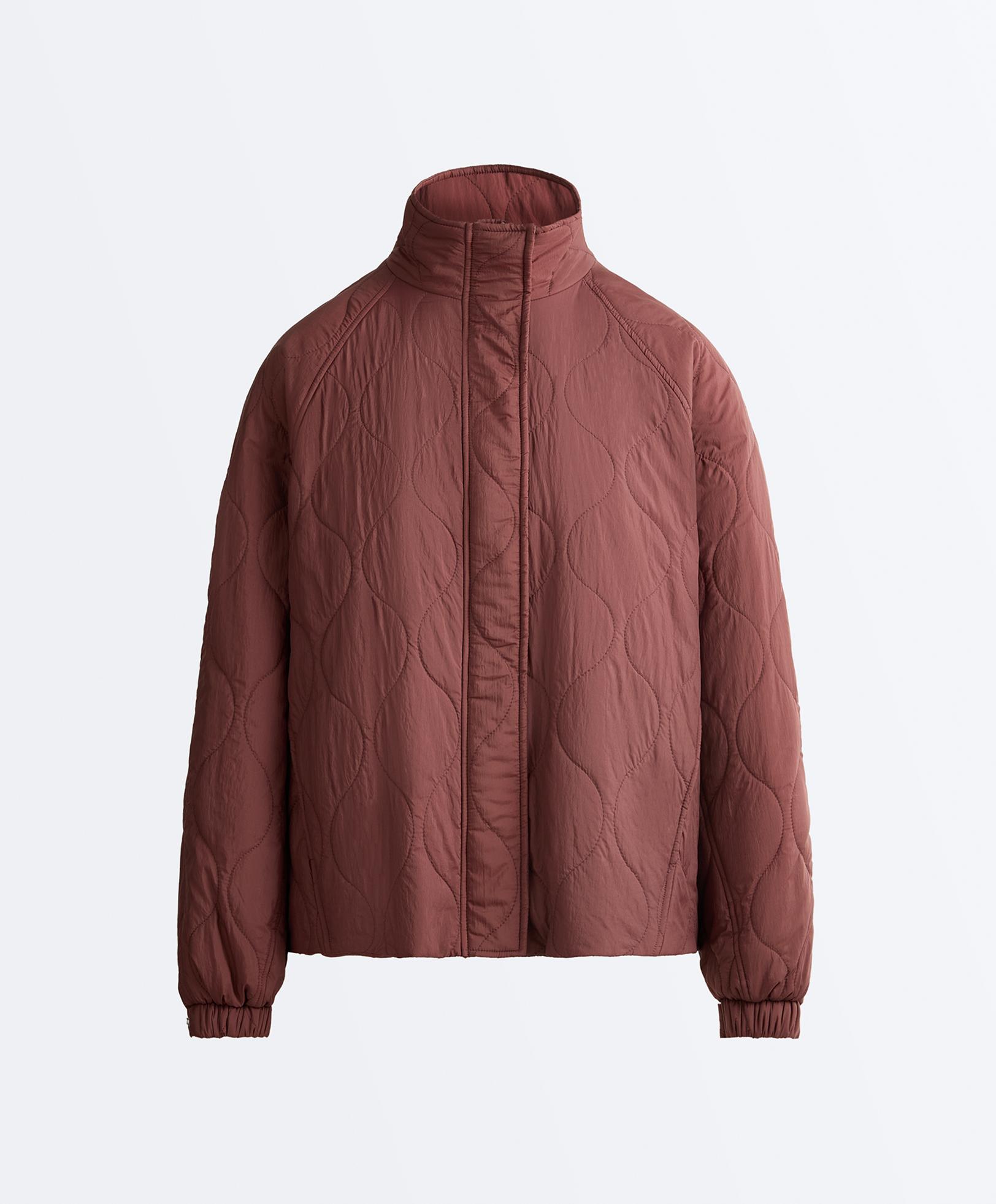 Water-repellent FELLEX® AEROGEL padded jacket — MAHOGANY