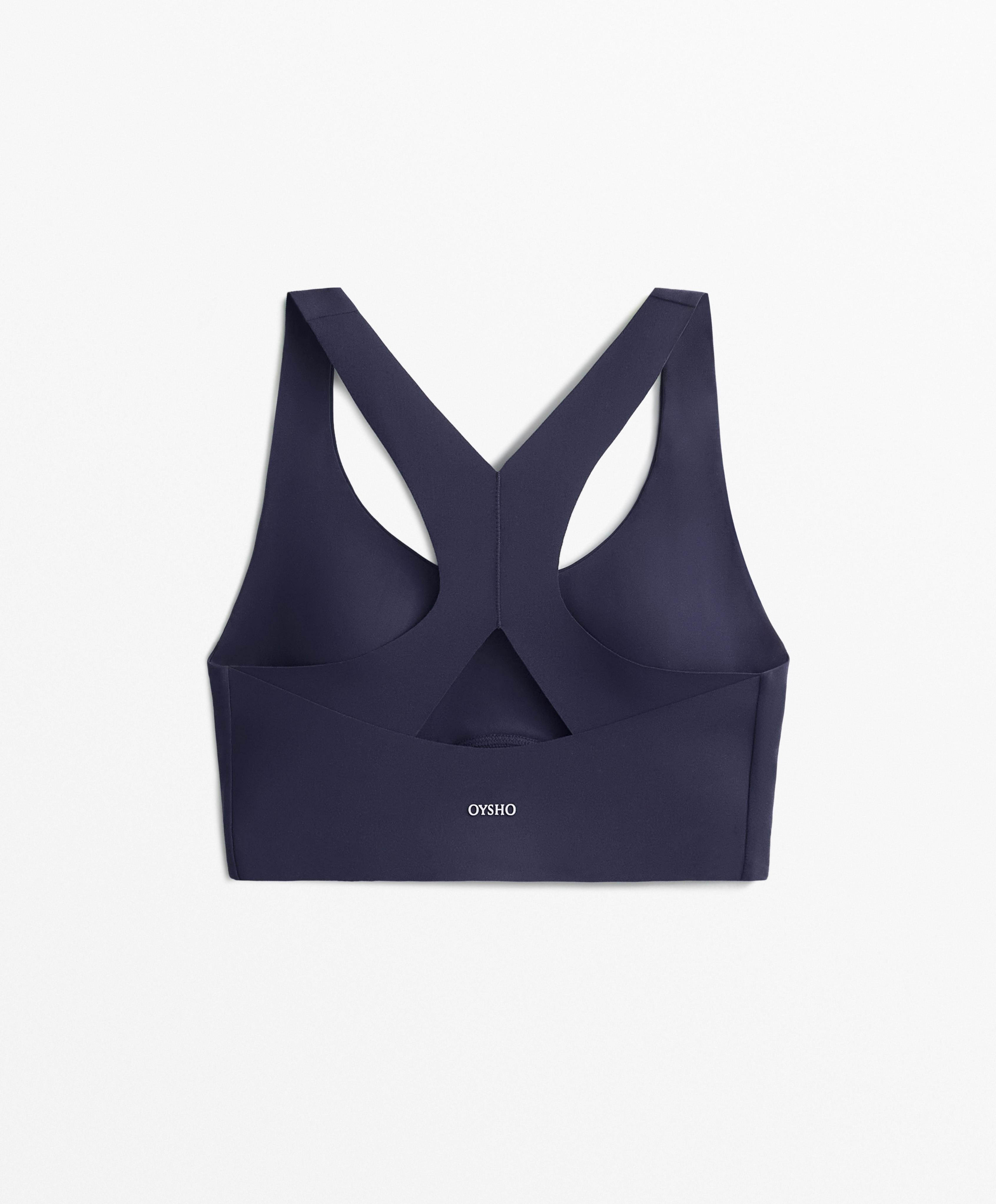 Soutien-gorge compressive à maintien moyen et bonnets