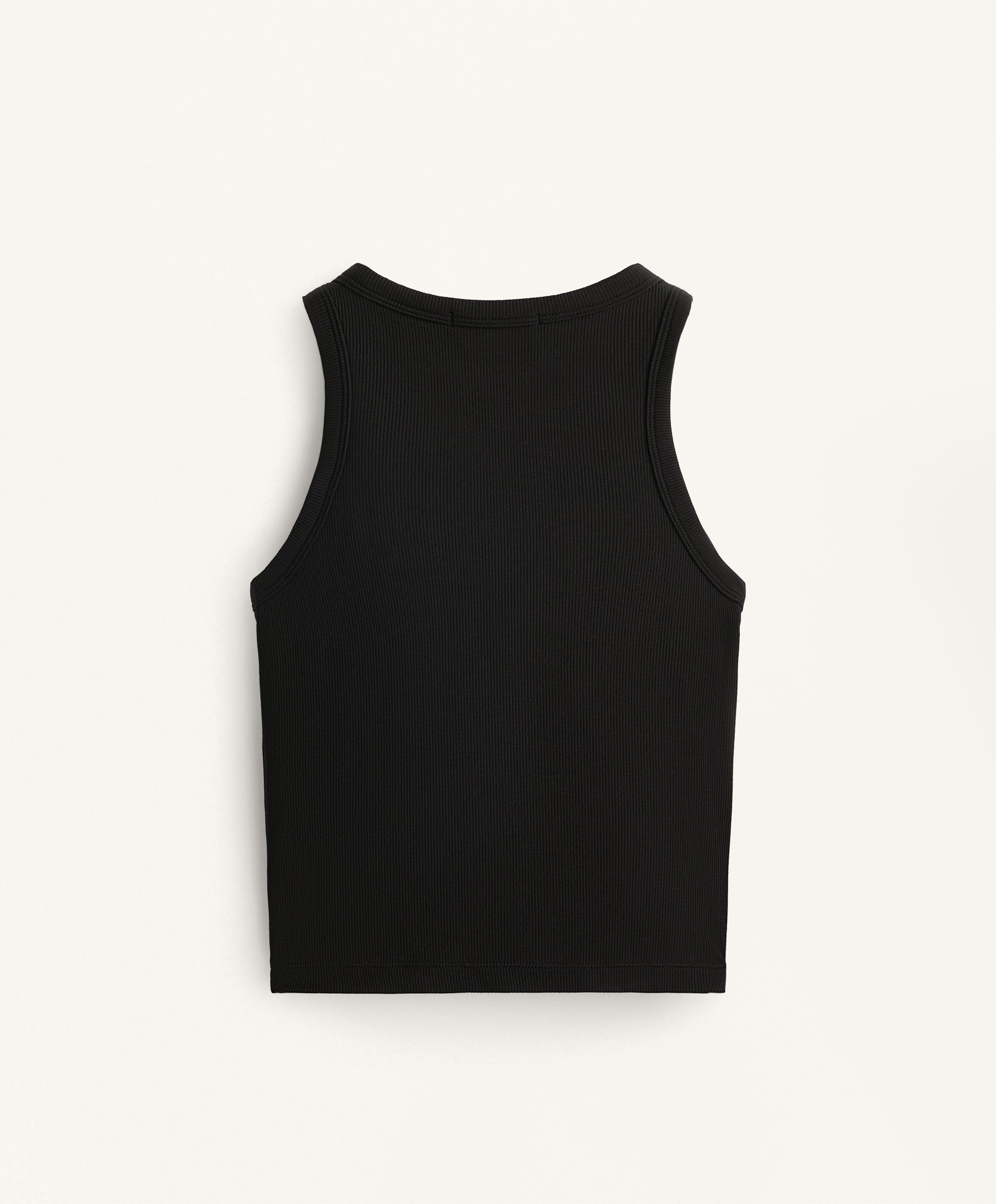 Langes Tanktop aus Modalmischung mit Rib
