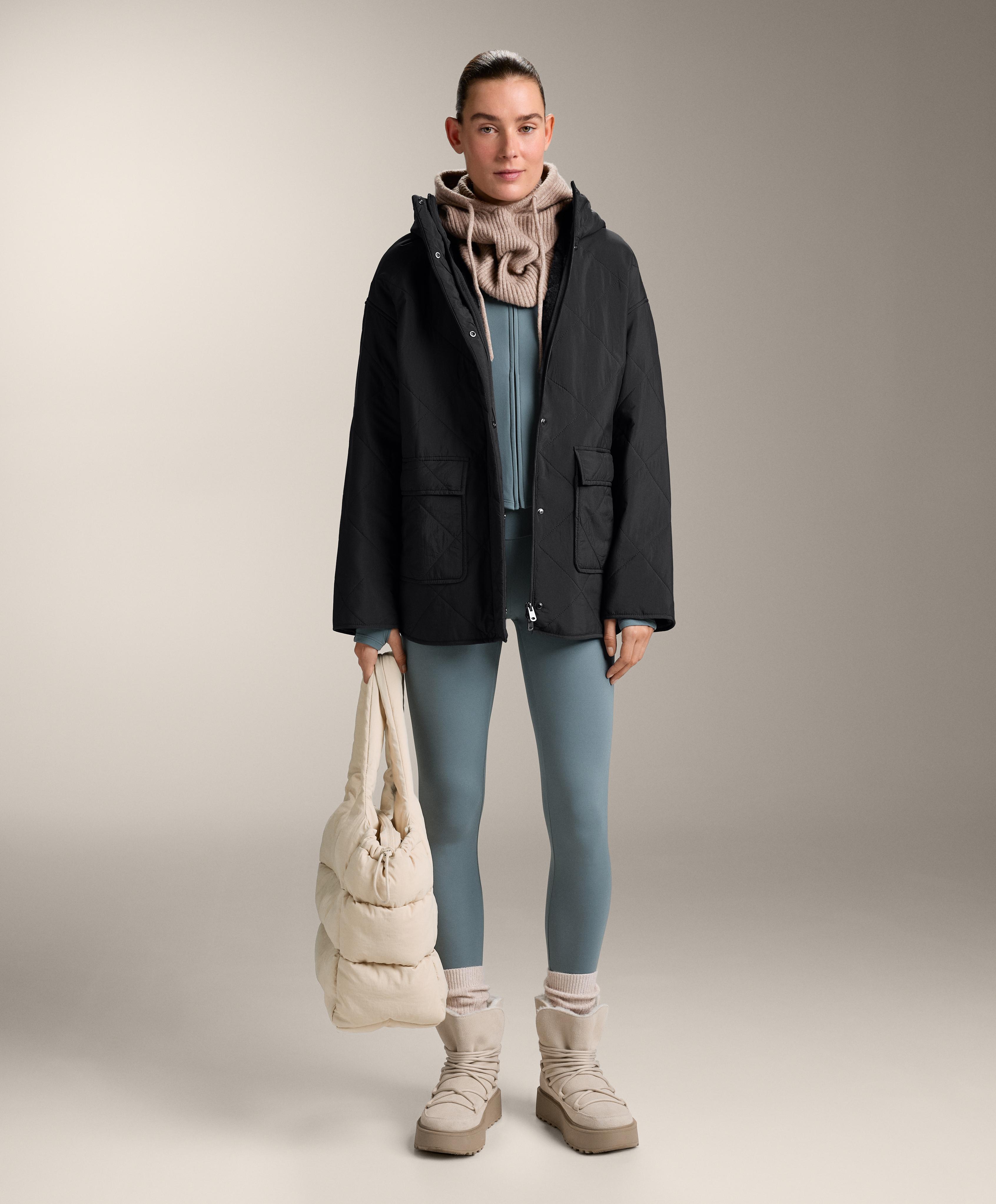 Light warm technical jacket — DARK GREY-BLUE
