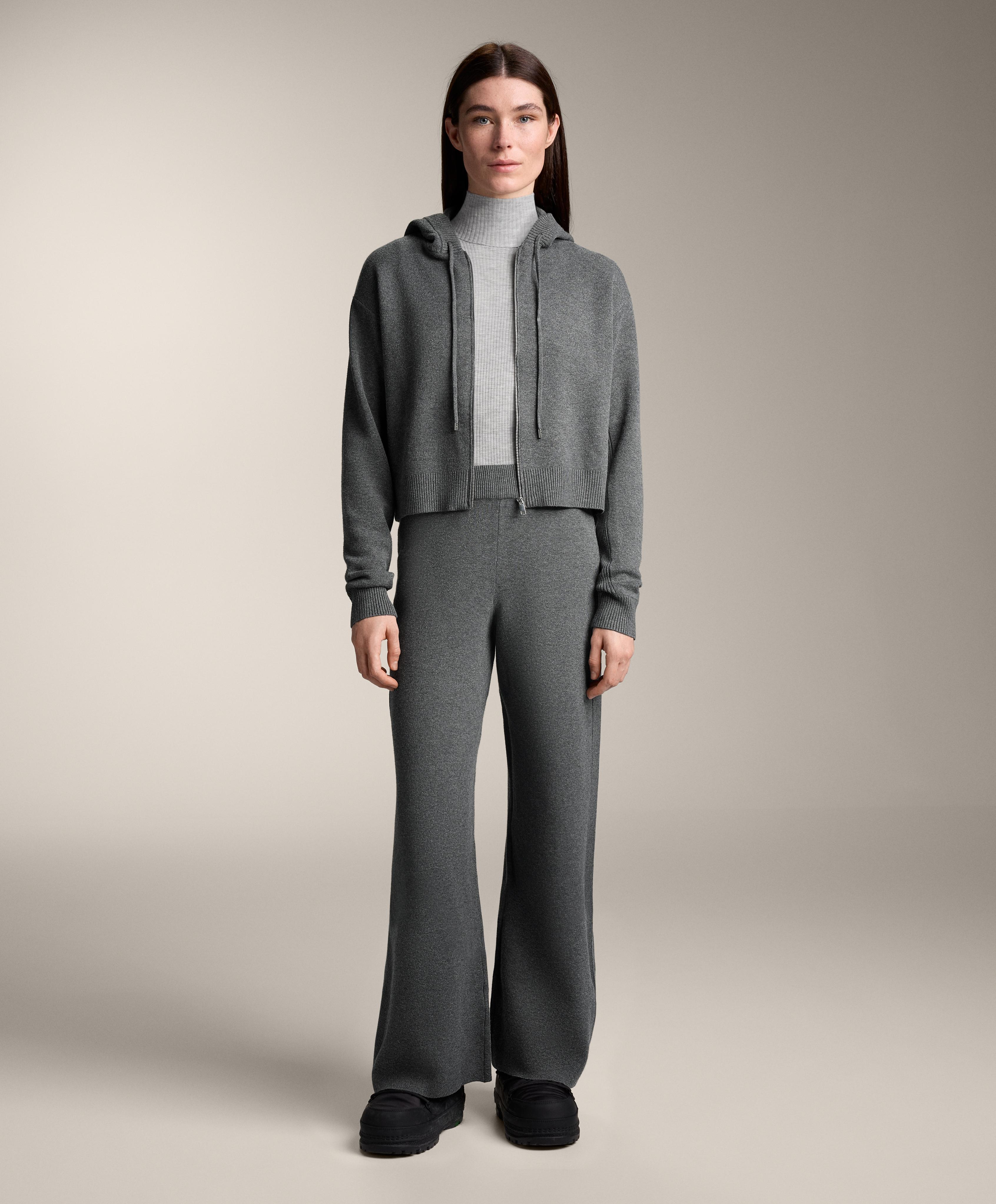 Hooded knit jacket - Sale Hooded knit jacket - Sale