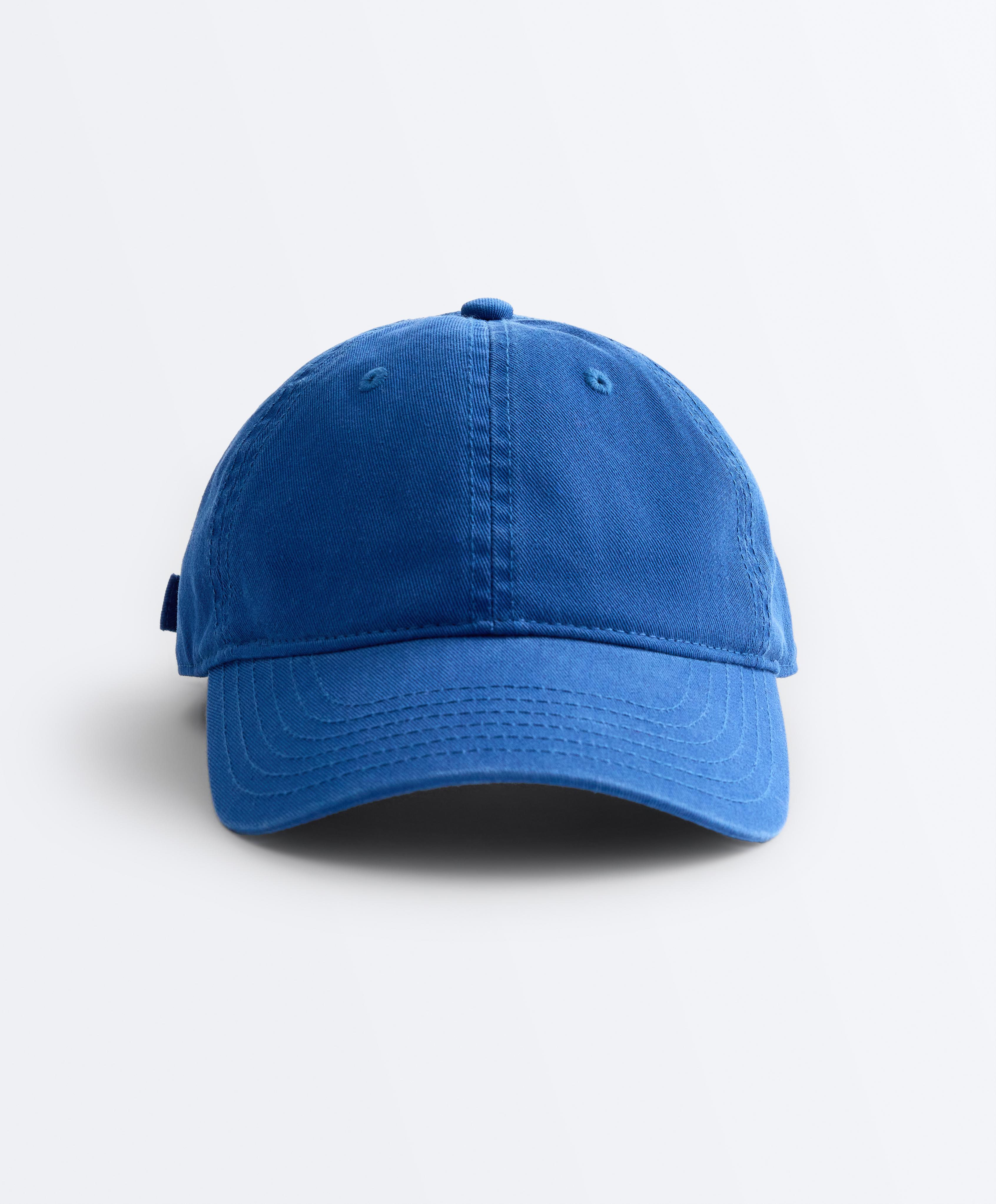 Washed-effect cap
