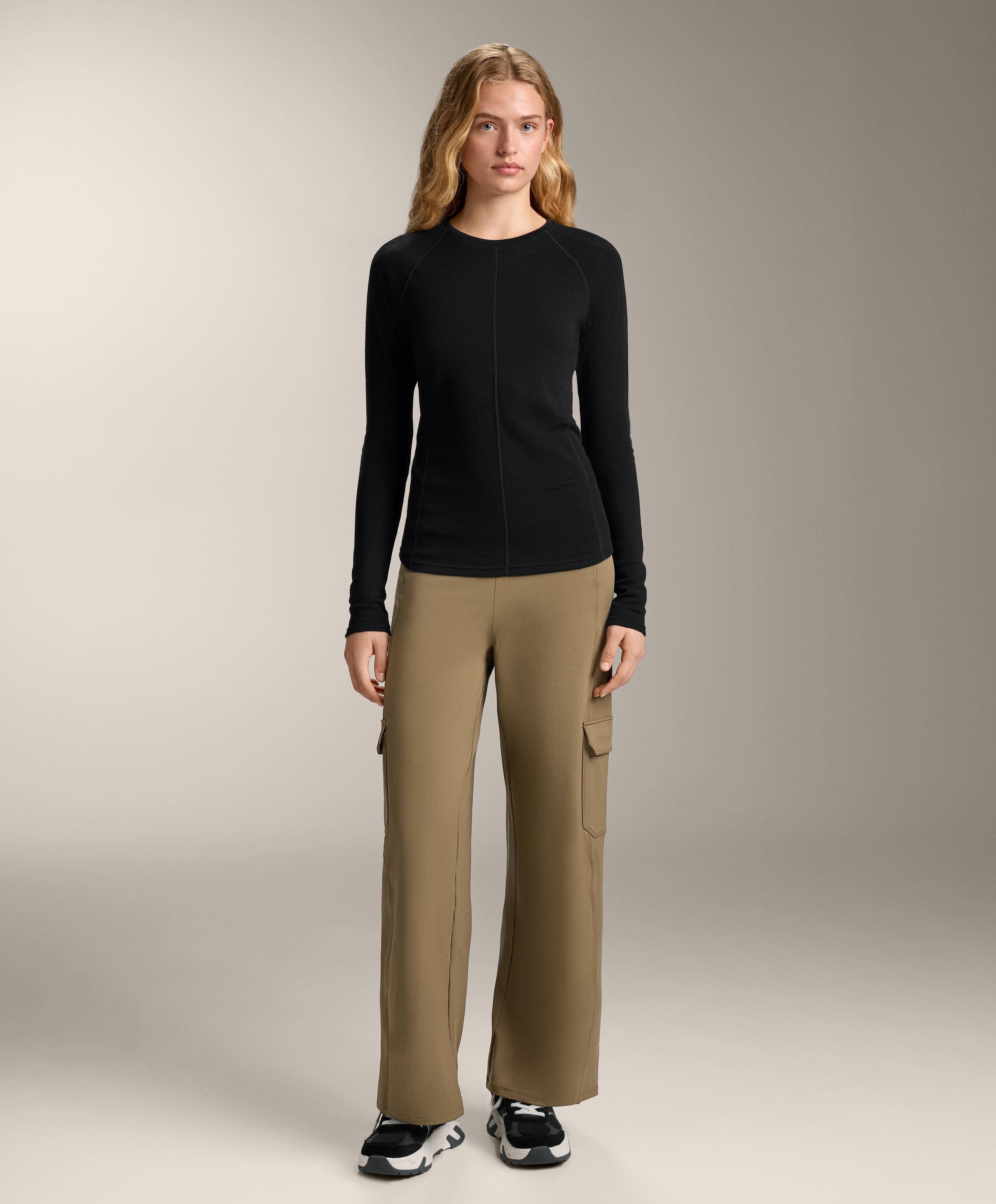 Thermische basislaag T-shirt merinowolmix