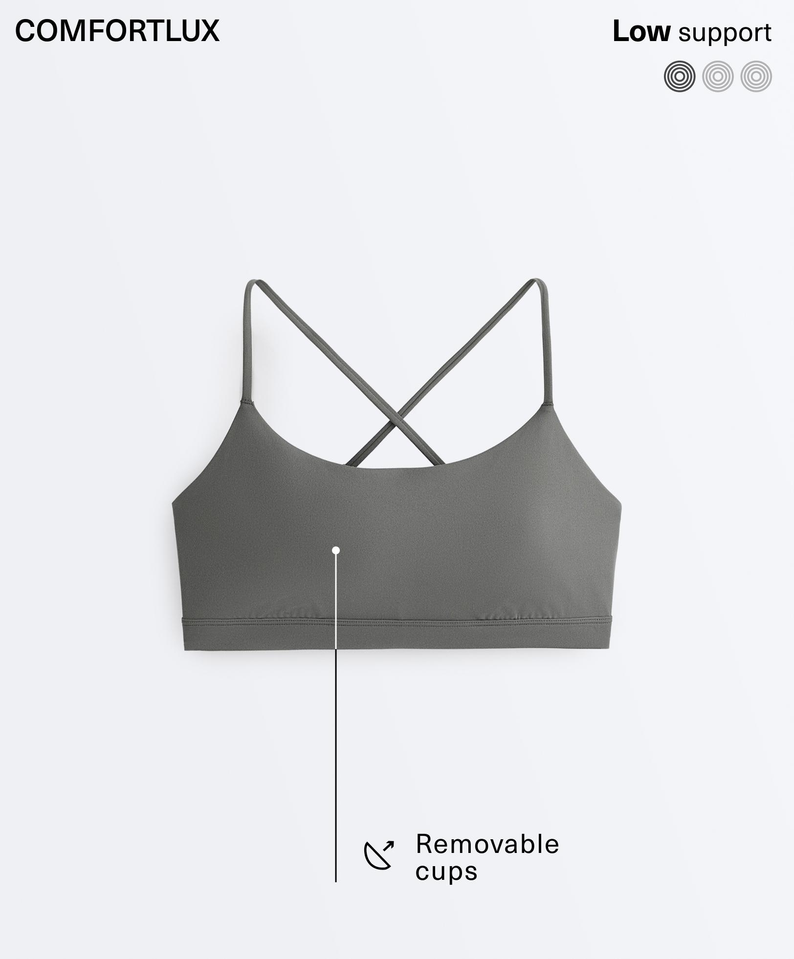 Brassière sport Comfortlux à bretelles croisées et maintien léger