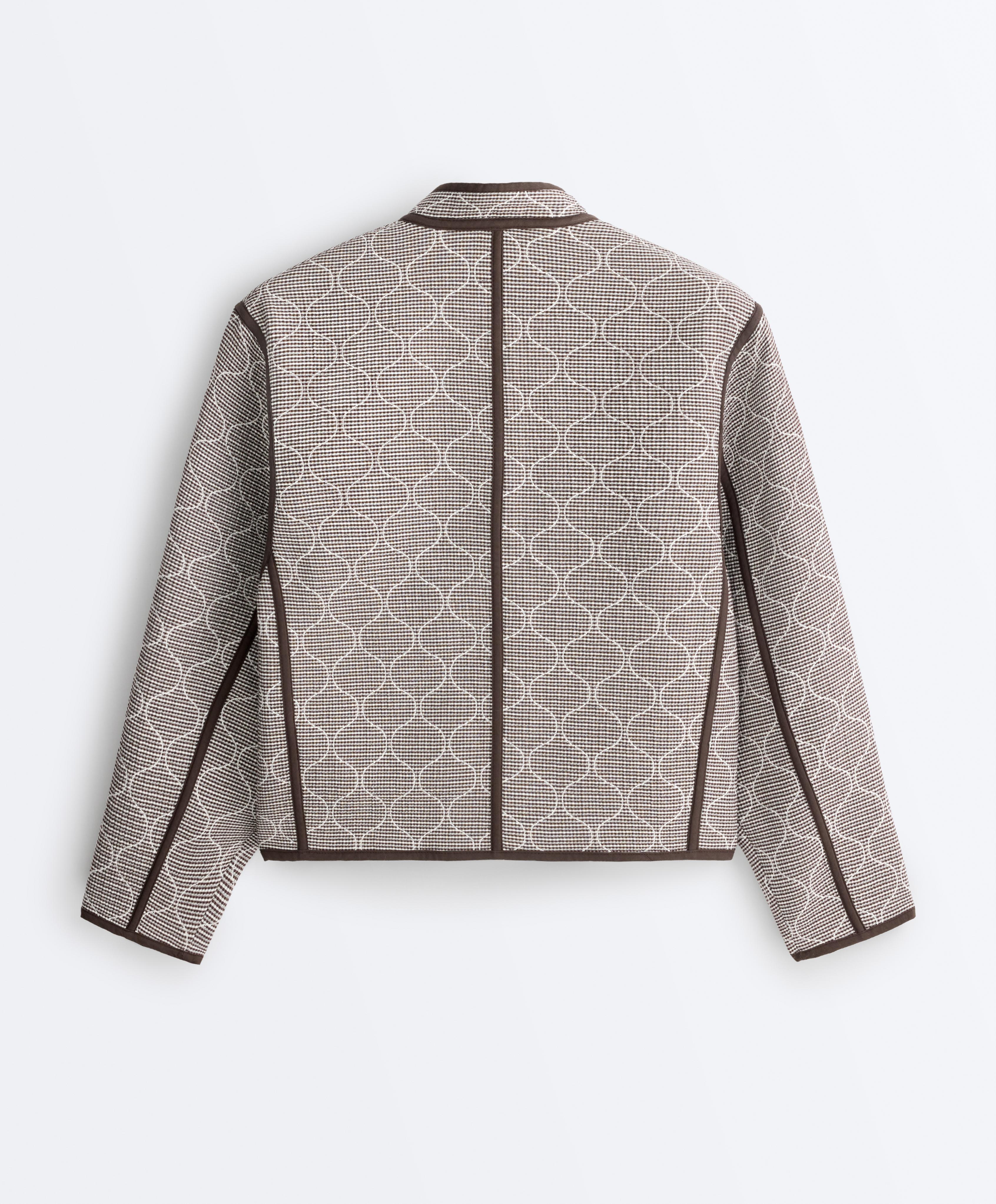 Stand-up collar jacket with contrast | OYSHO United States