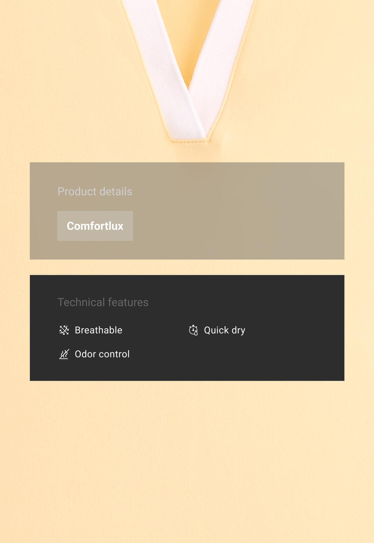 Contrast sleeveless Comfortlux polo shirt — PALE YELLOW