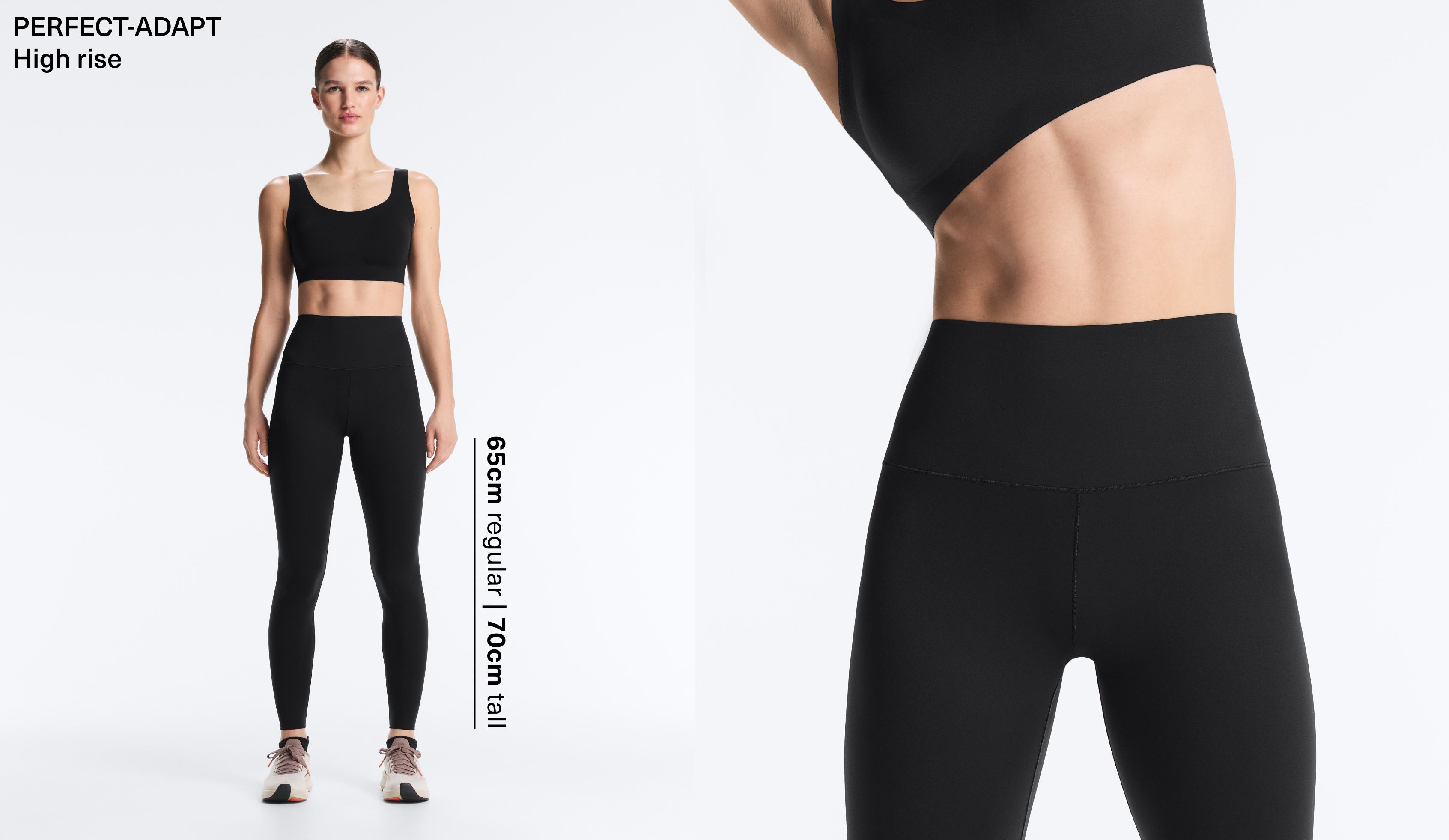 Perfect-adapt high-rise ankle-length leggings