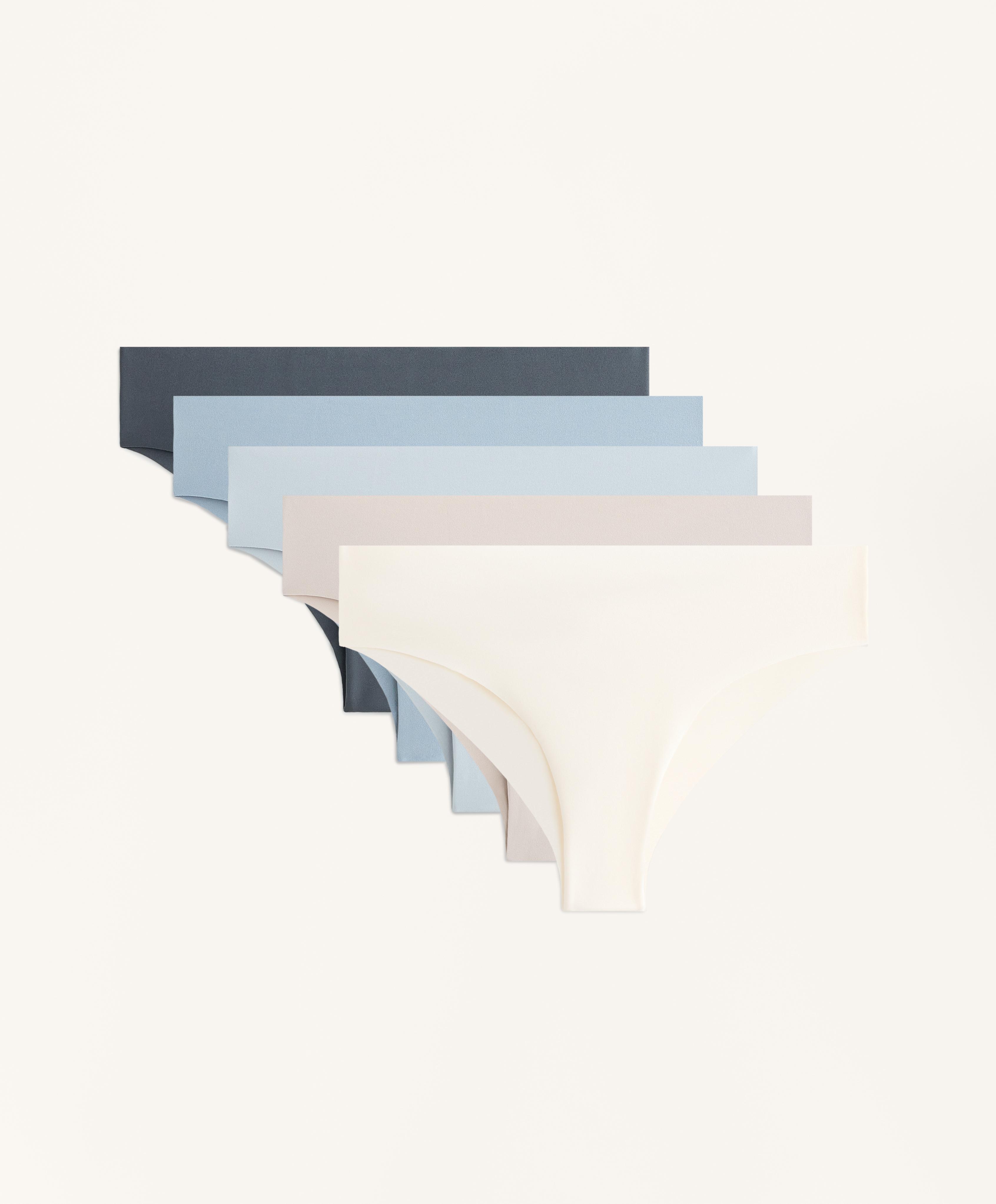 5 laser-cut polyamide blend Brazilian briefs 5 laser-cut polyamide blend Brazilian briefs
