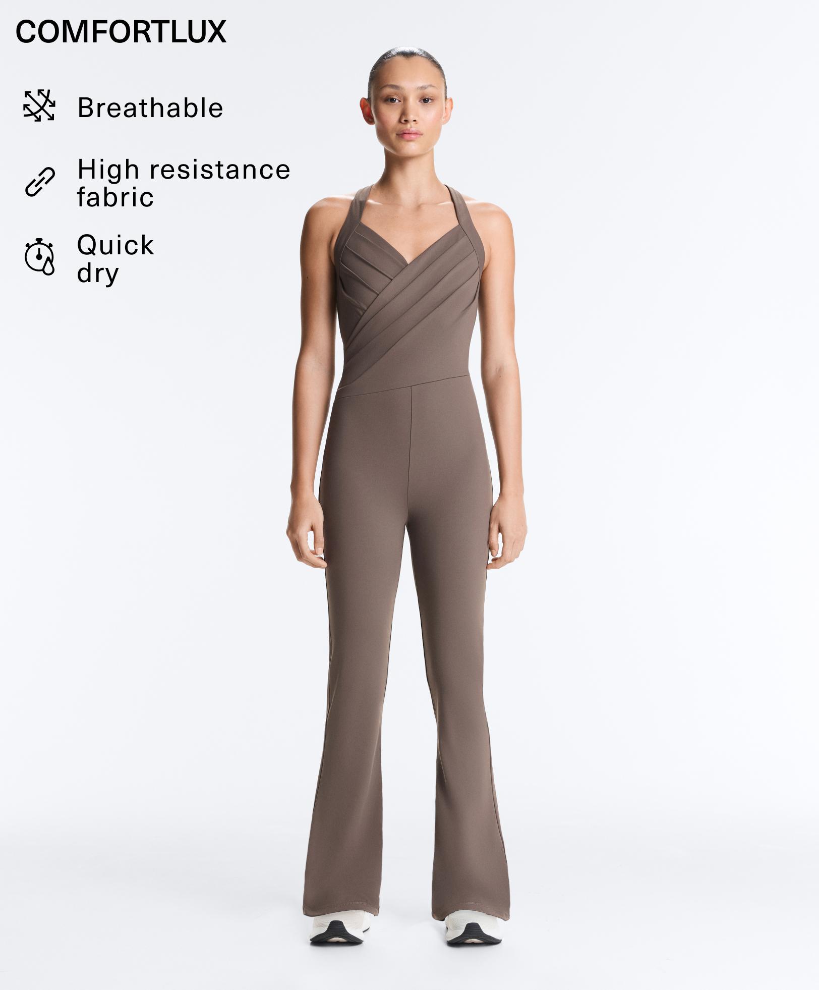 Crossover Comfortlux long flare jumpsuit