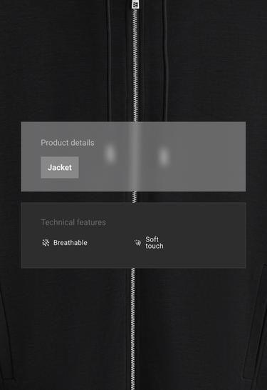 Long soft touch jacket with modal — BLACK 2