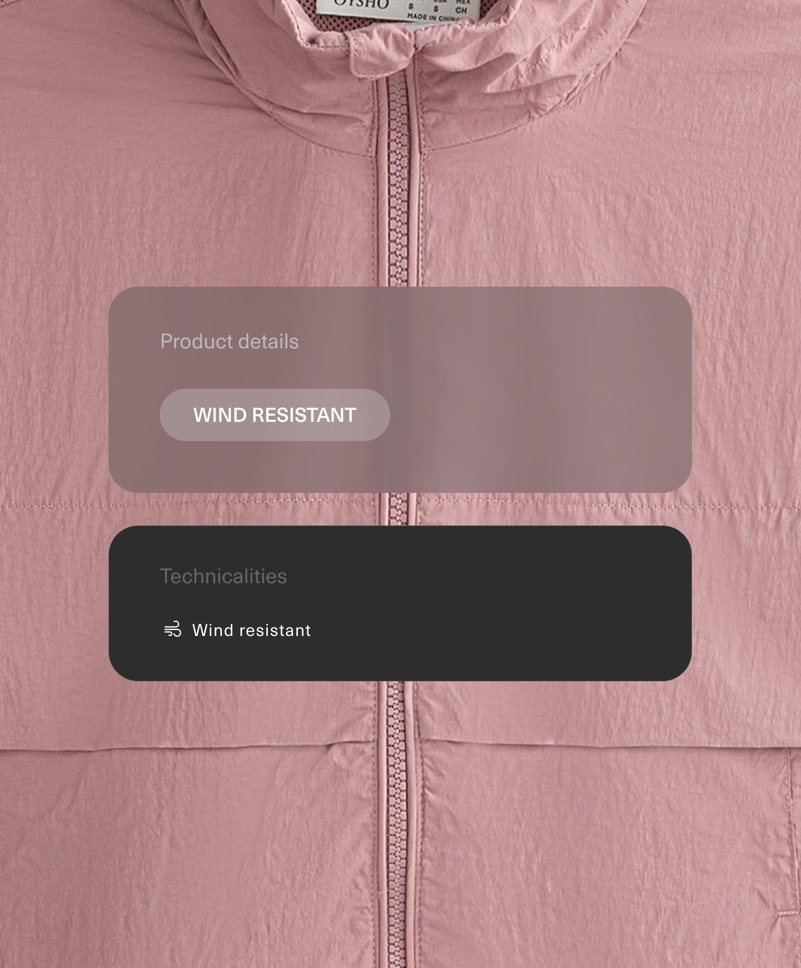 Water-repellent track jacket