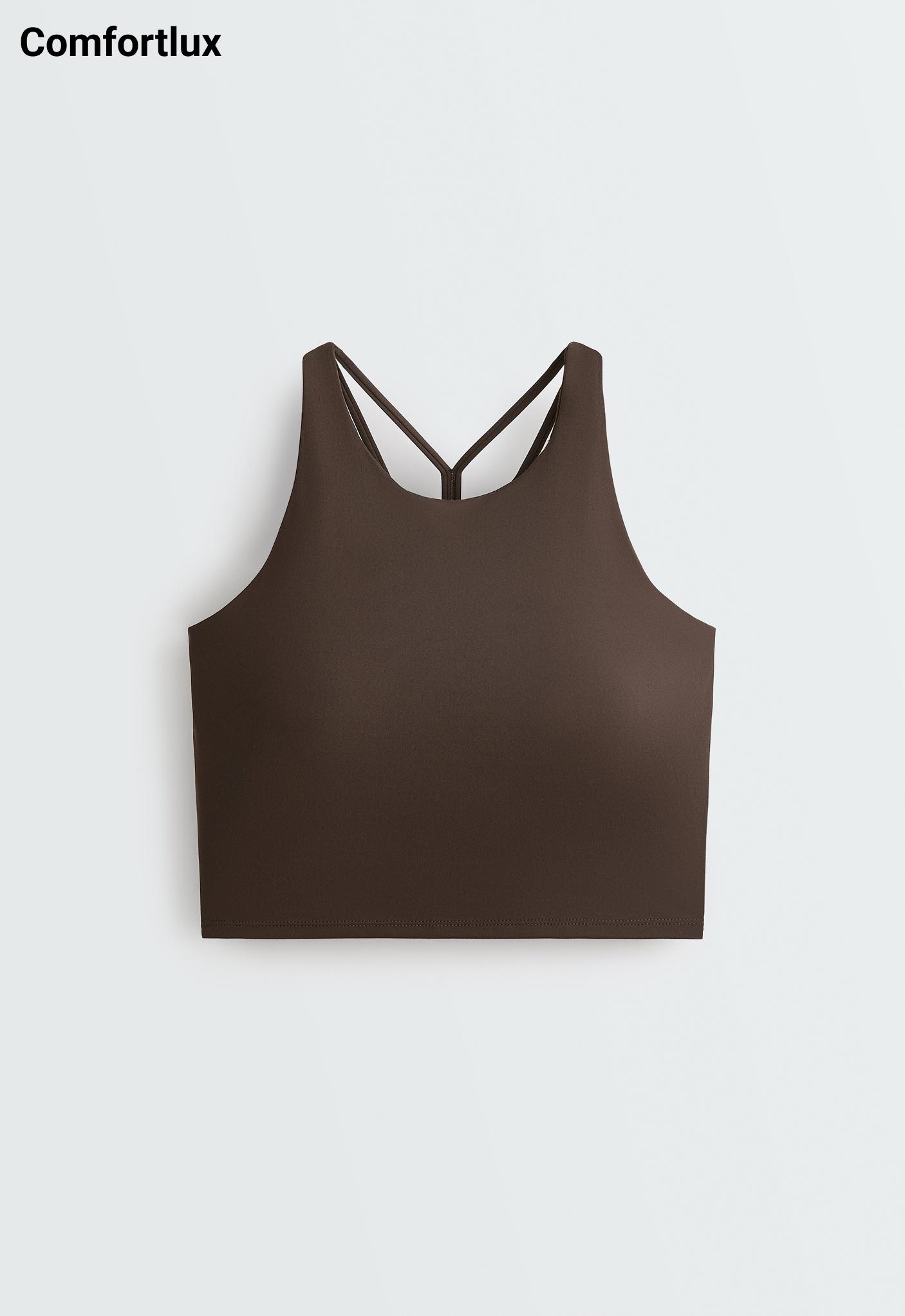 Comfortlux strappy tank top with cups Comfortlux strappy tank top with cups