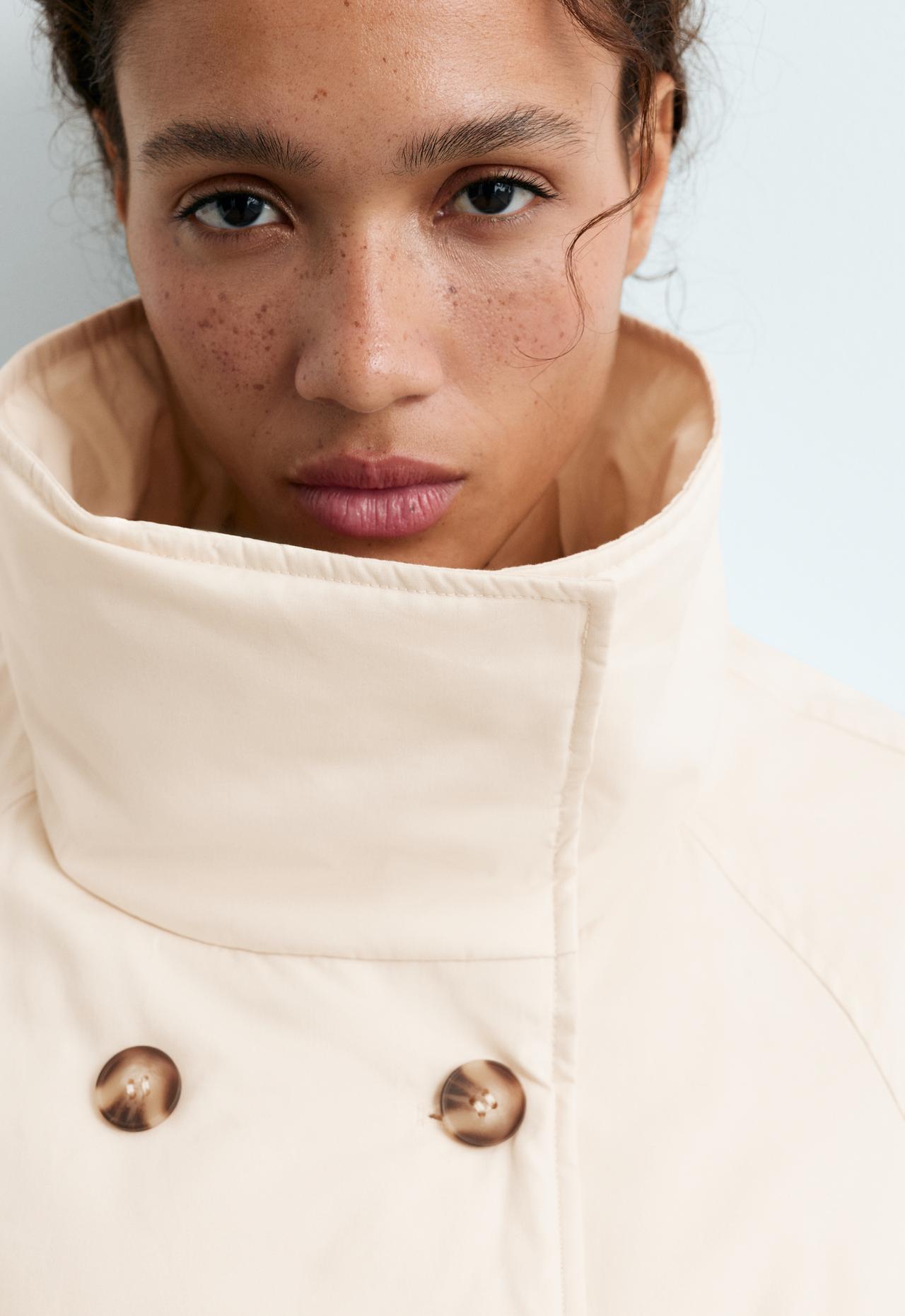 FELLEX® AEROGEL balloon padded short jacket — ECRU