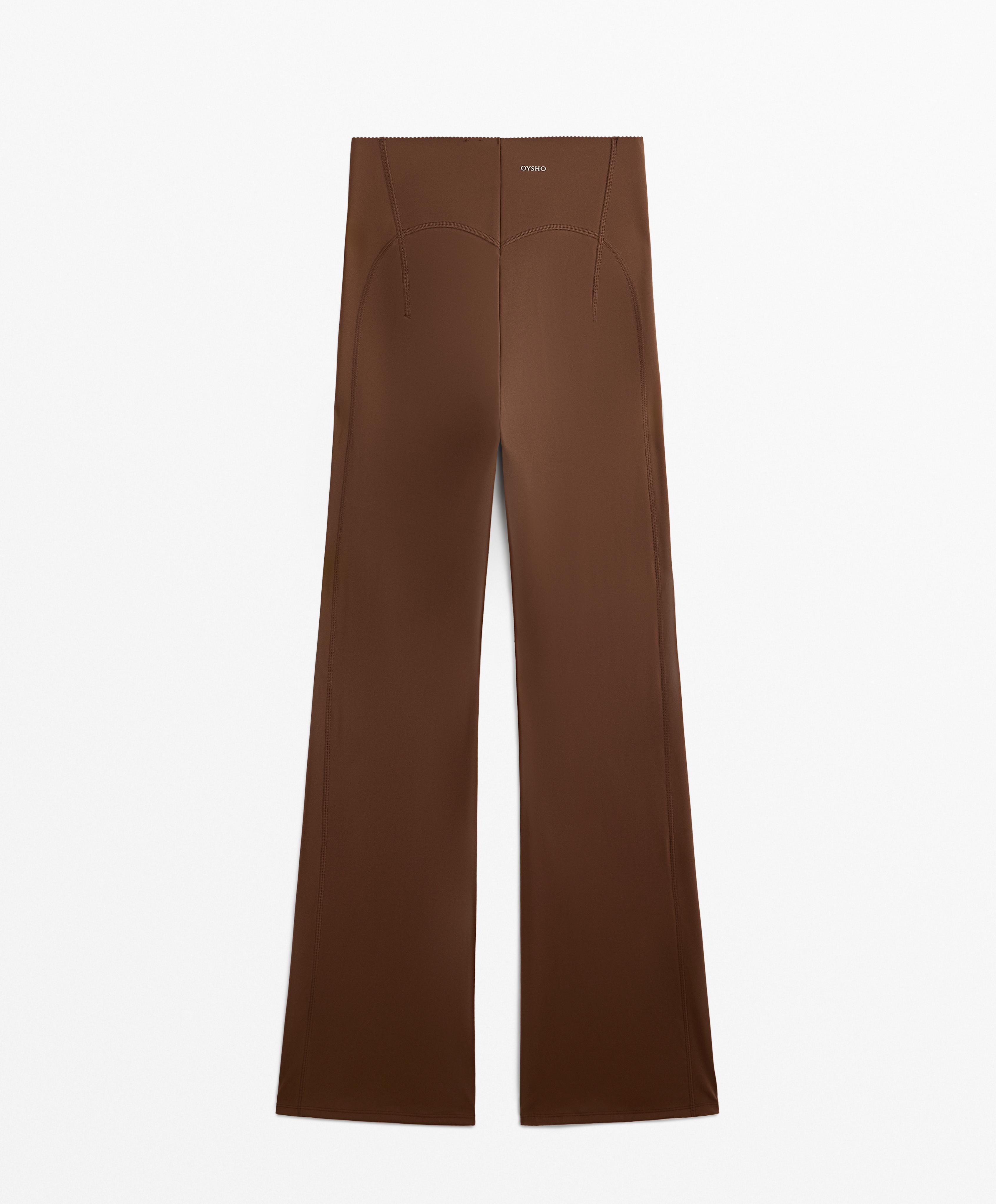 Pantalon flare high rise Compressive raise up Pantalon flare high rise Compressive raise up