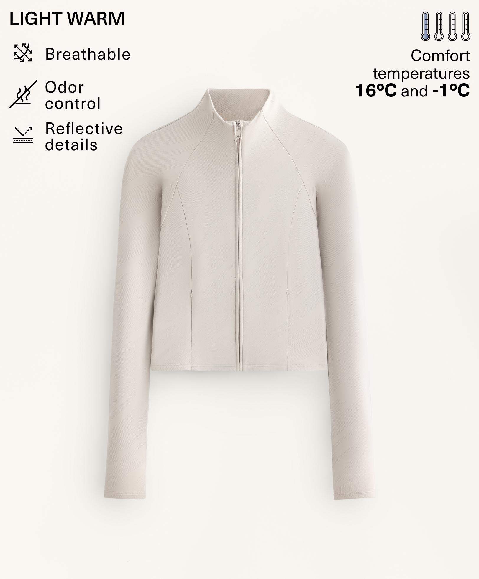 Light warm reflective technical jacket