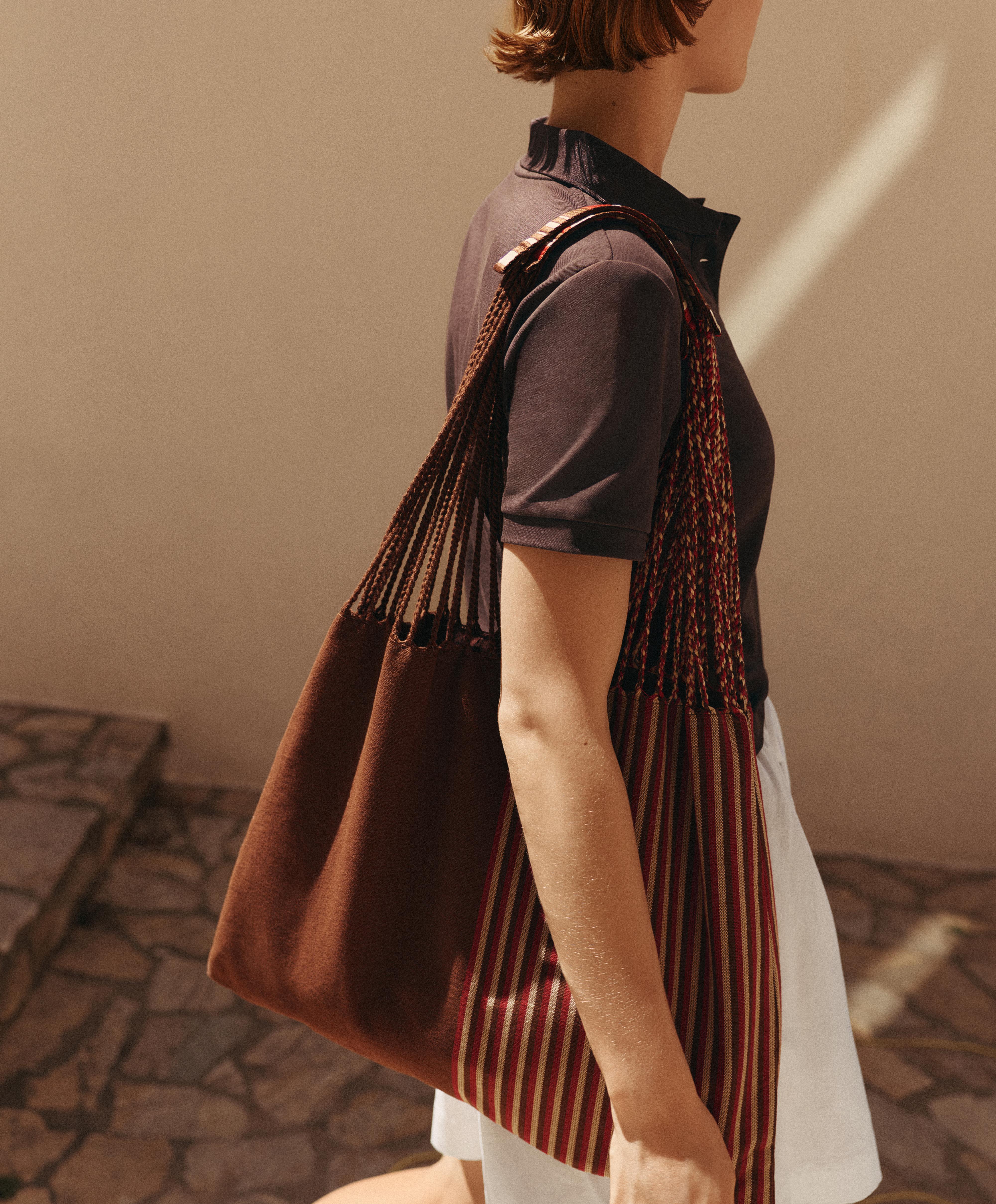 100% Cotton shopper bag — BROWN