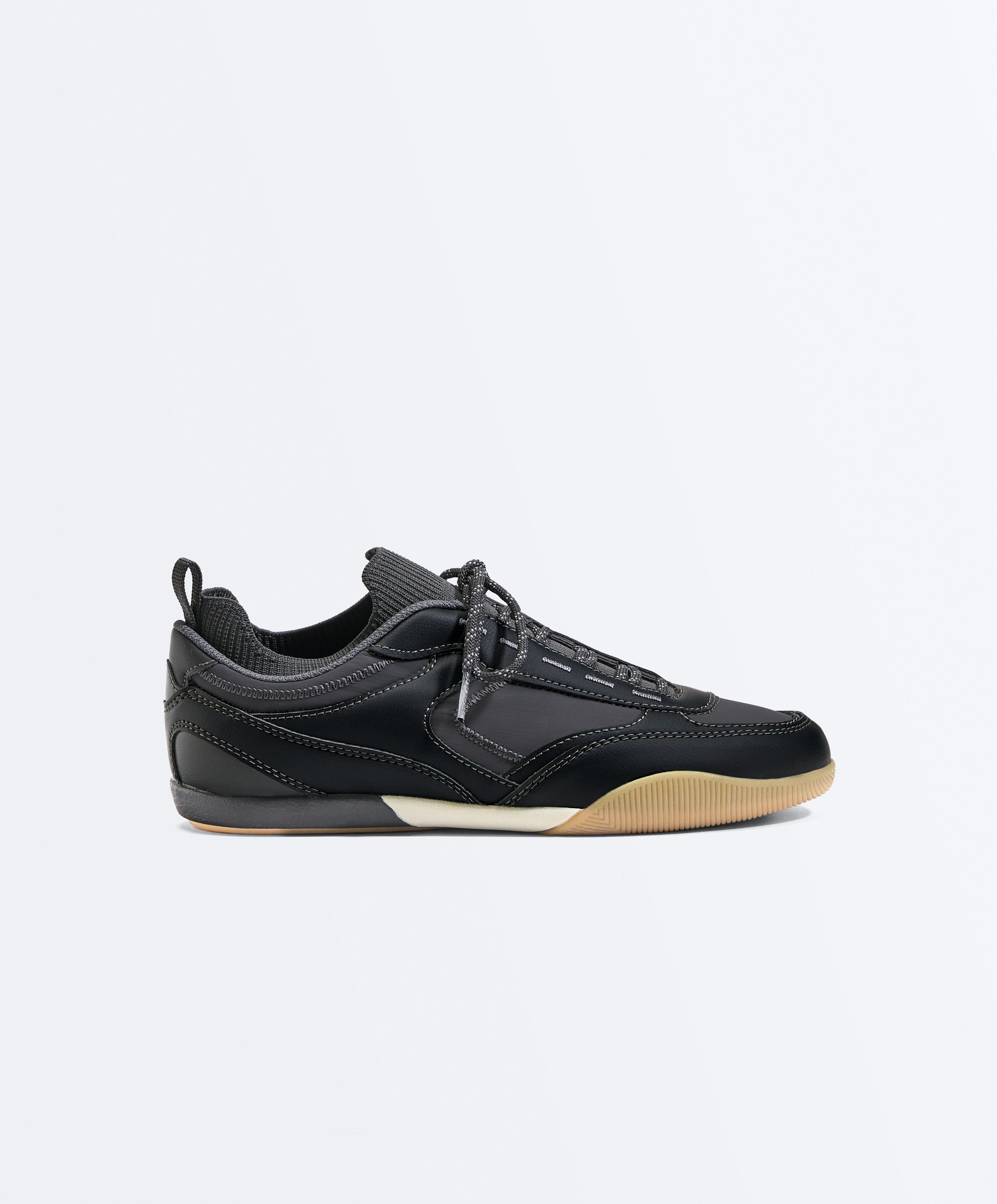Sock-style trainers — BLACK