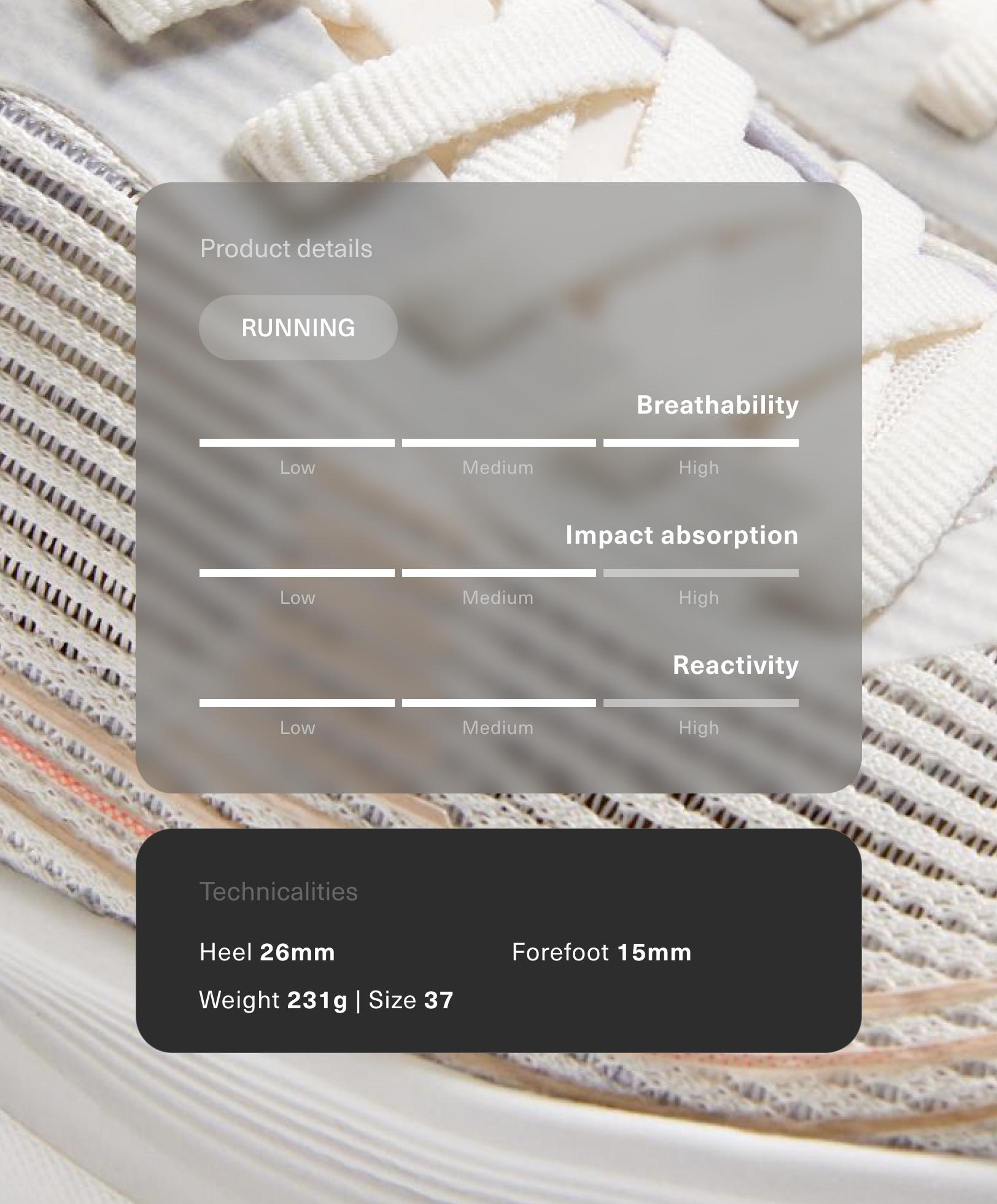 Baskets de running - initiation, légèreté Baskets de running - initiation, légèreté