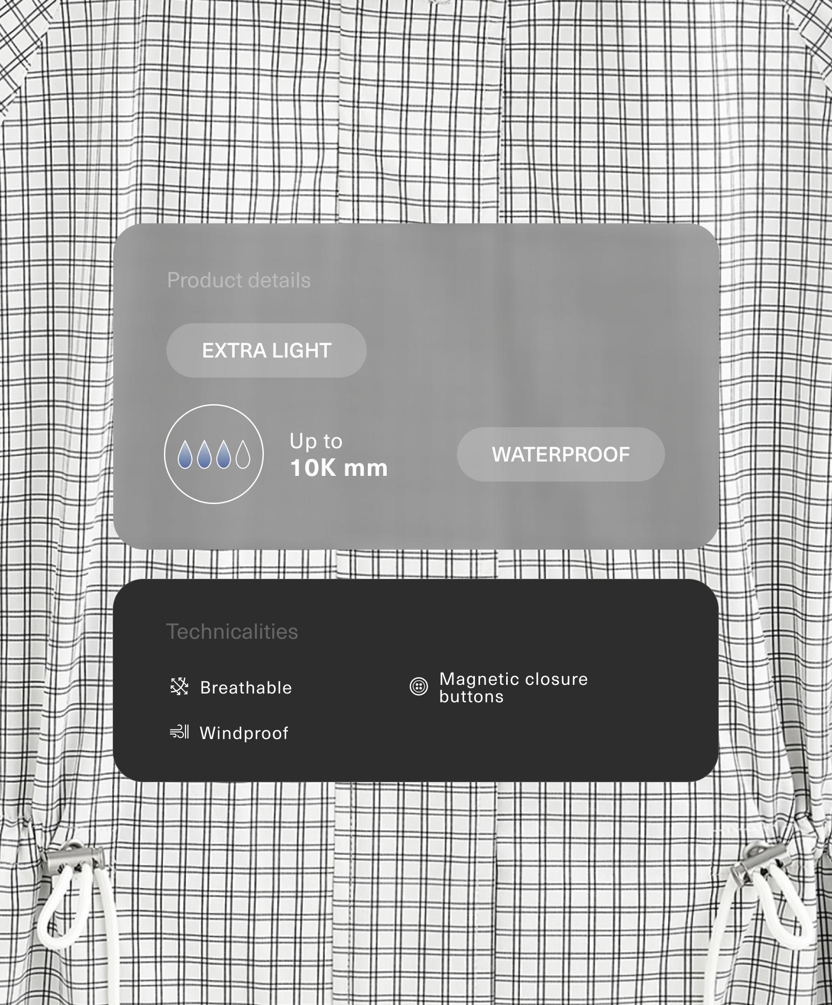 Extra licht, waterdicht 10k jack