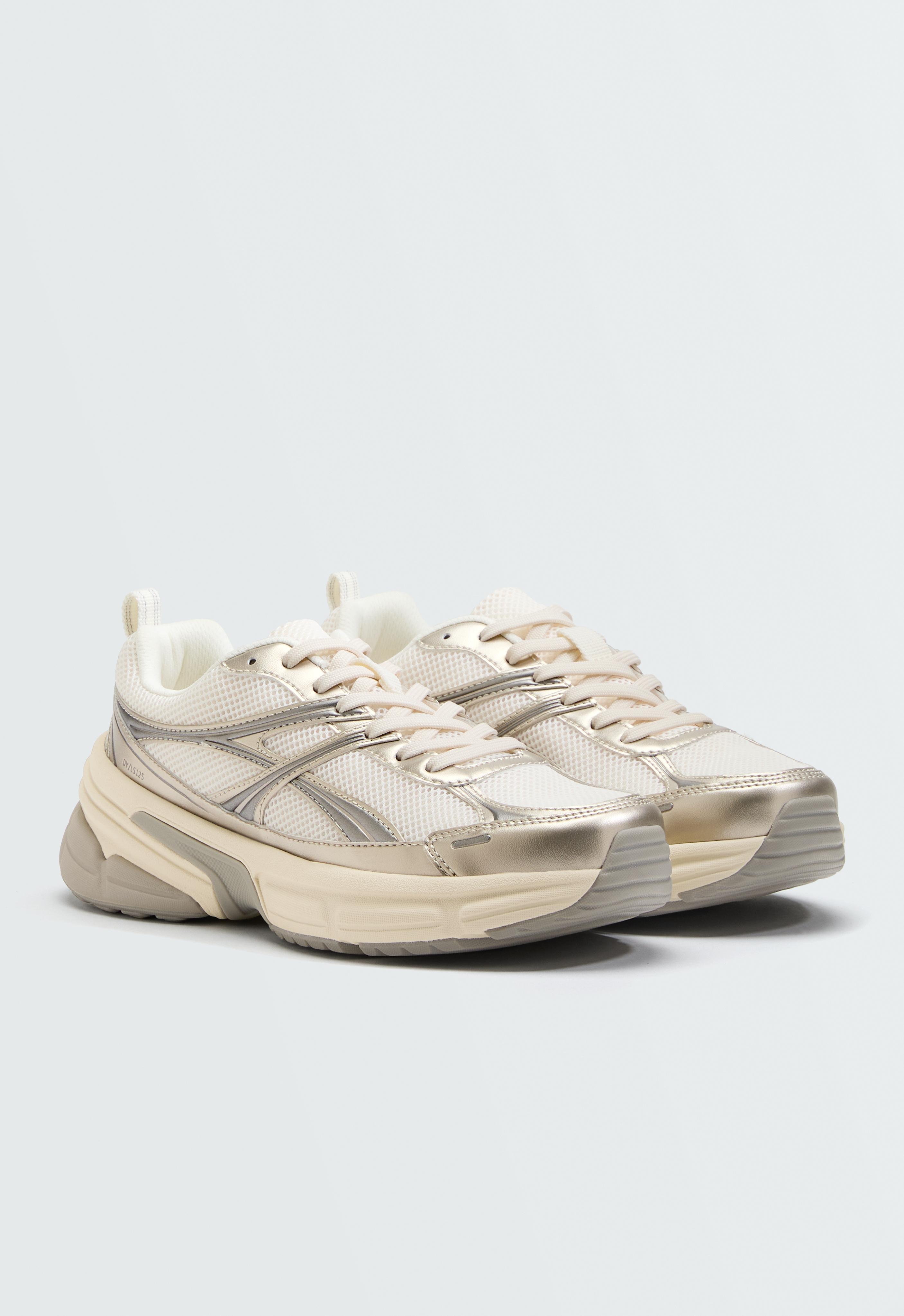 Running-style trainers — Champagne