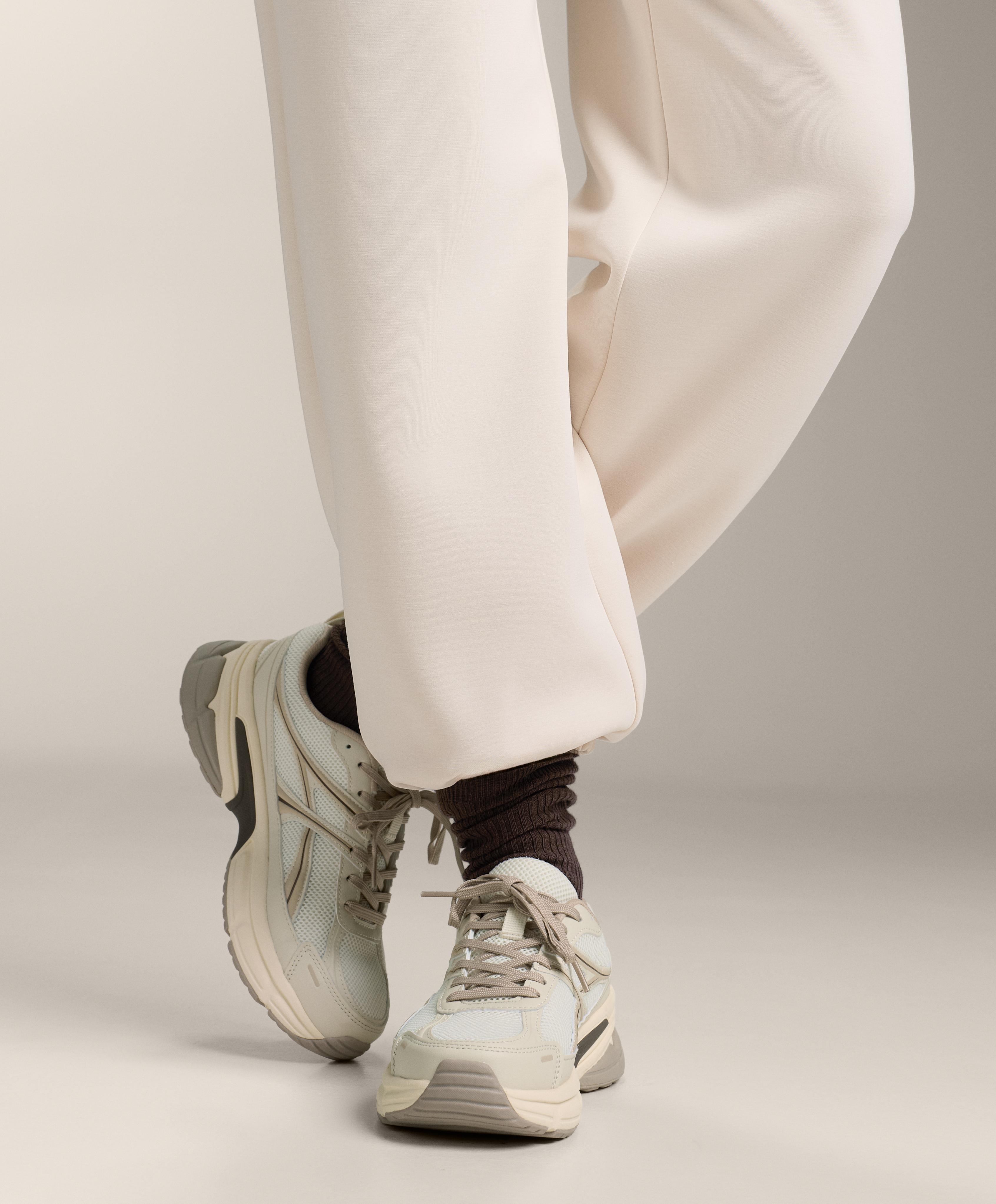 5 pairs of cotton blend classic socks — PALE YELLOW