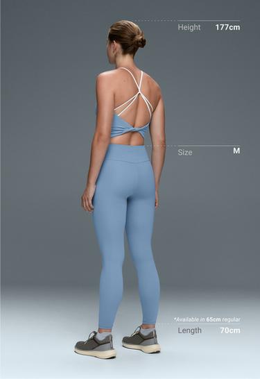 Ankle-length High rise Comfortlux leggings — BLUE 5