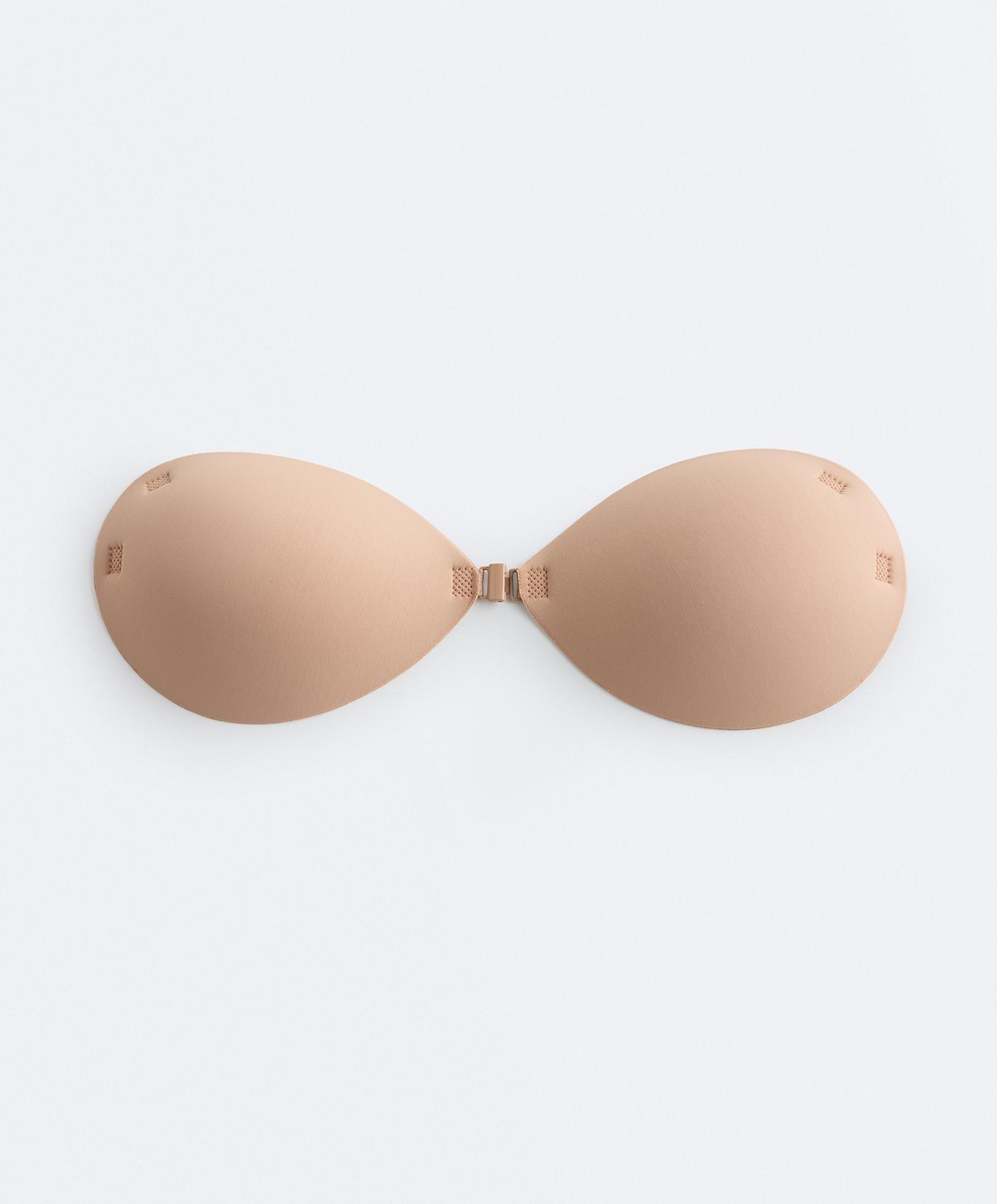Adhesive fabric cups — BEIGE