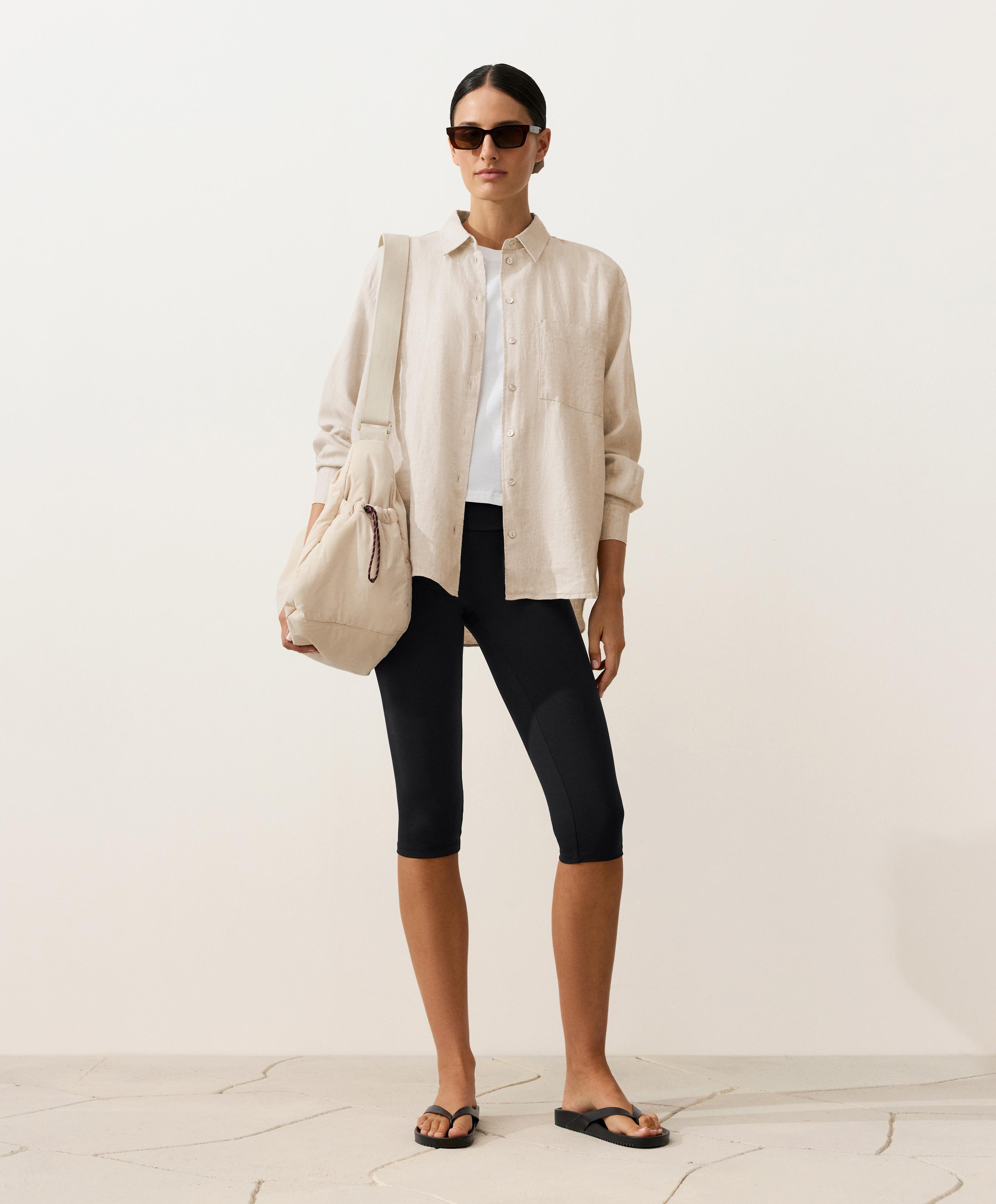 100% linen relaxed shirt