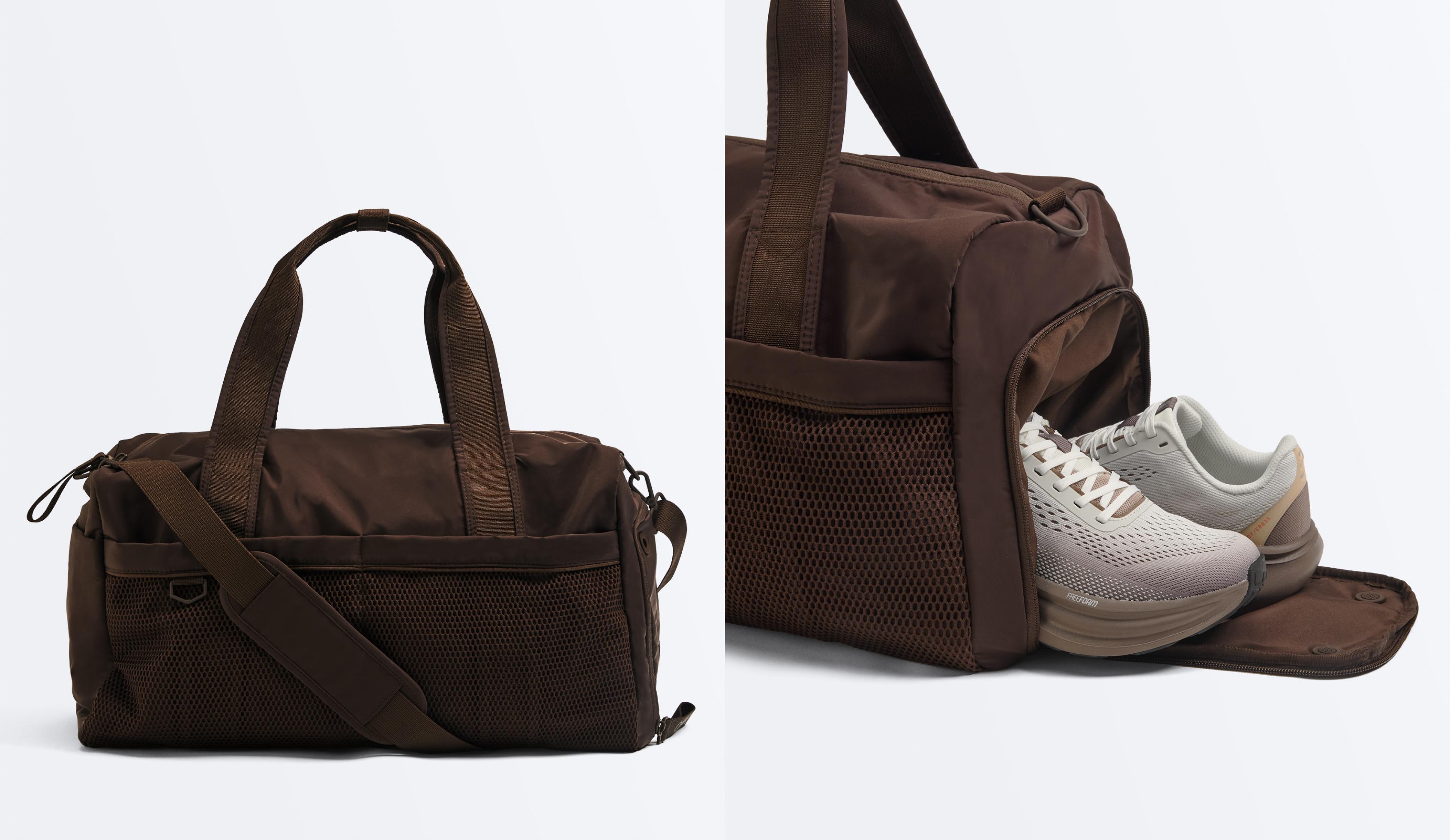 Technical bag with double compartment