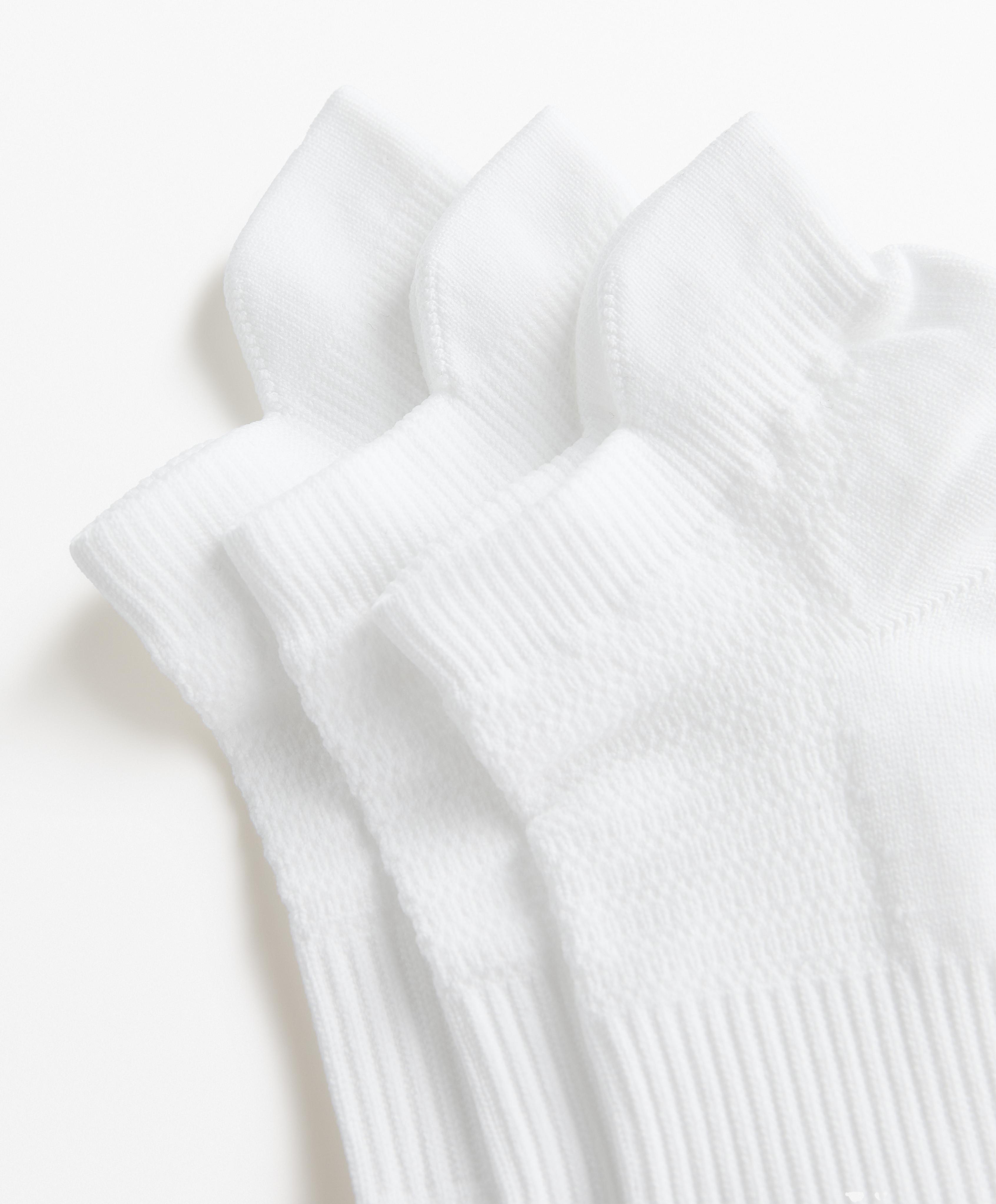 3 pares de calcetines sneaker lengüeta mezcla poliamida