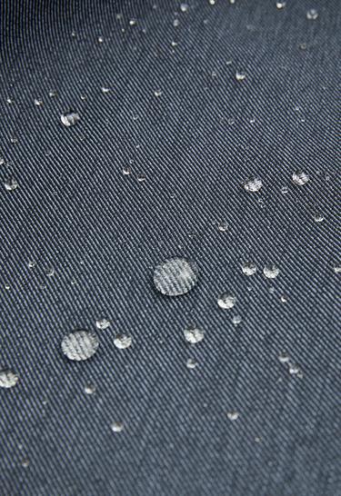 Straight 10k waterproof denim-effect jacket — DARK DENIM 8