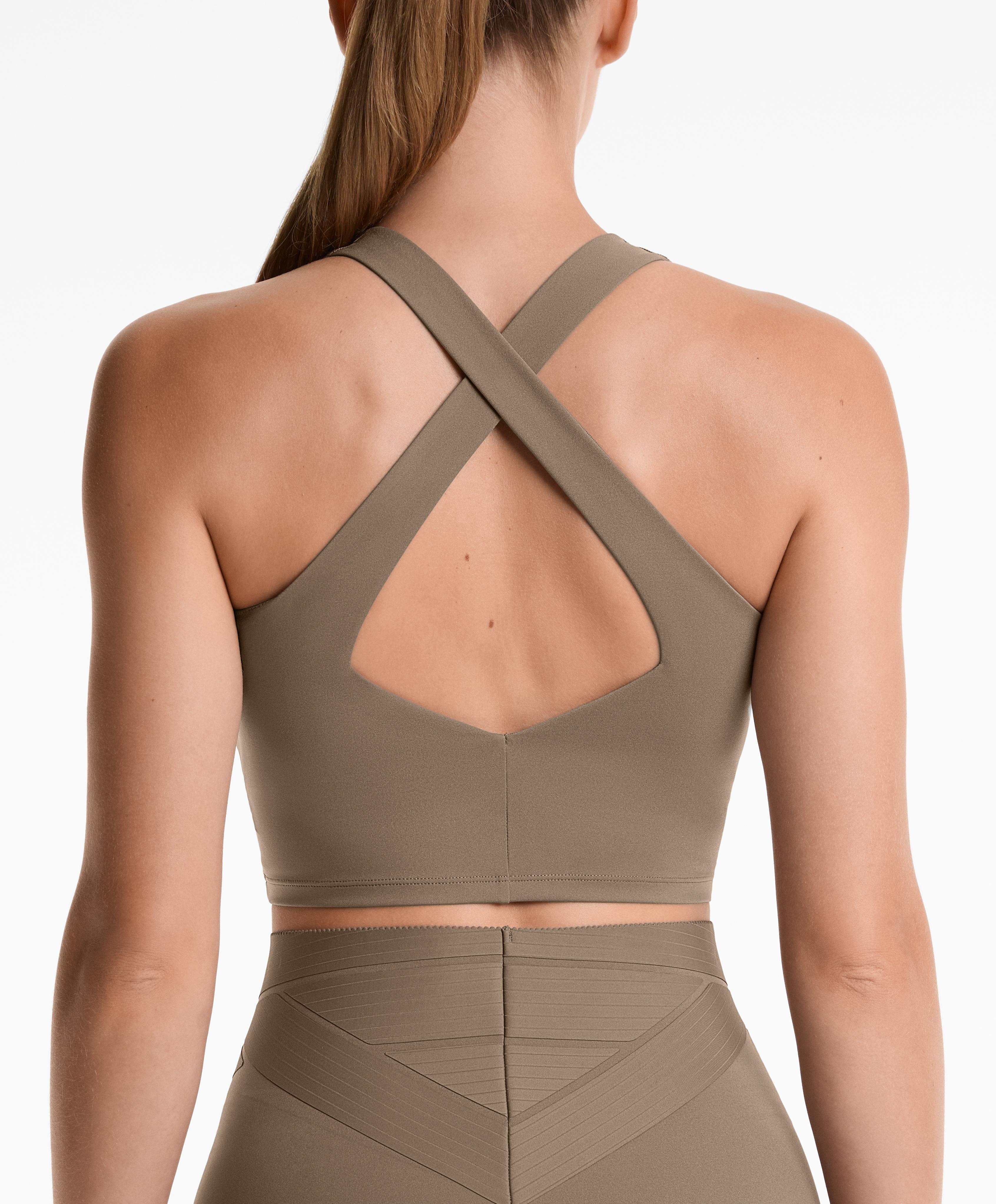 Compressive block tank top