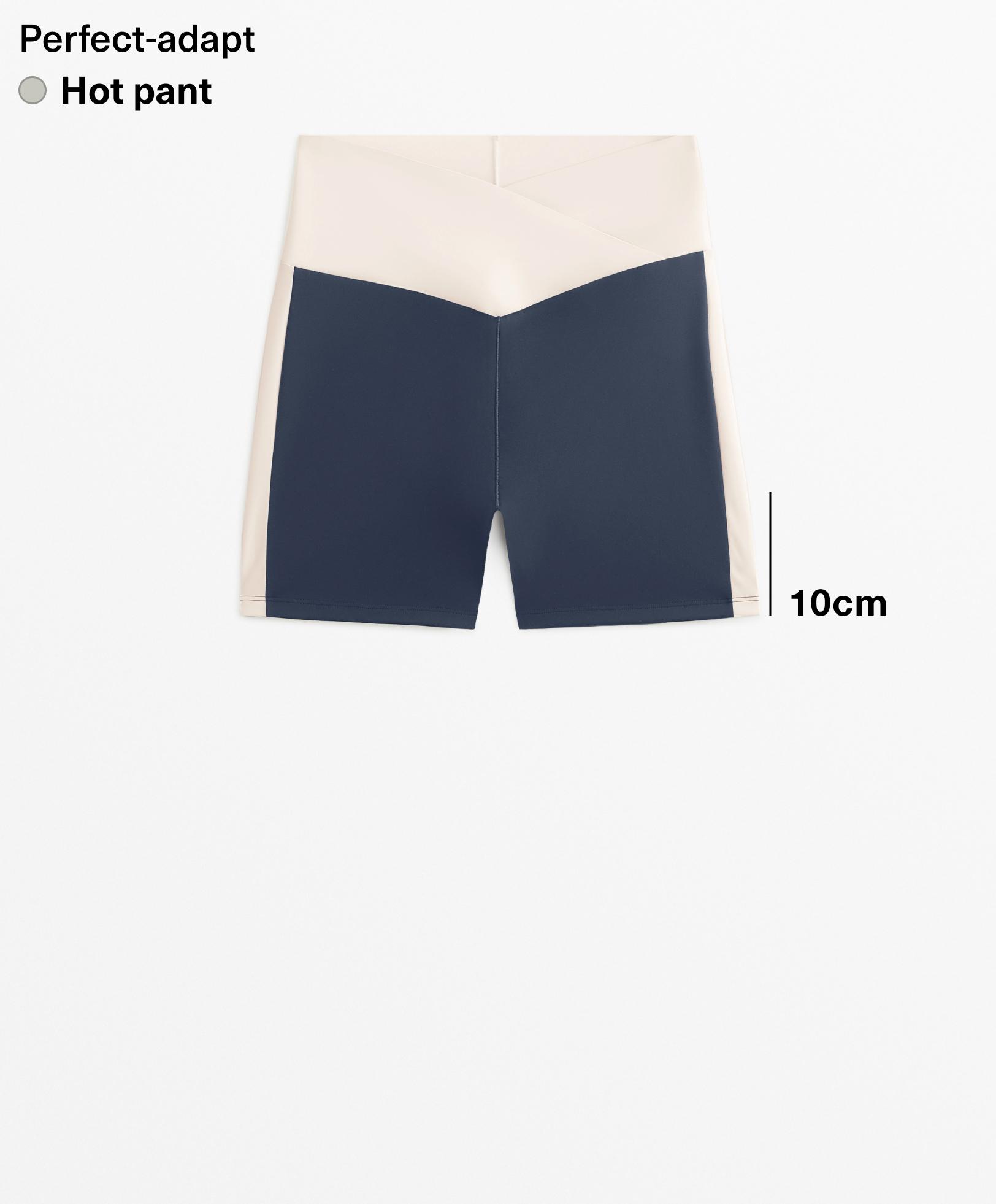 เลกกิ้ง hot pants high rise perfect-adapt เอวทรงตัว V 10 ซม.