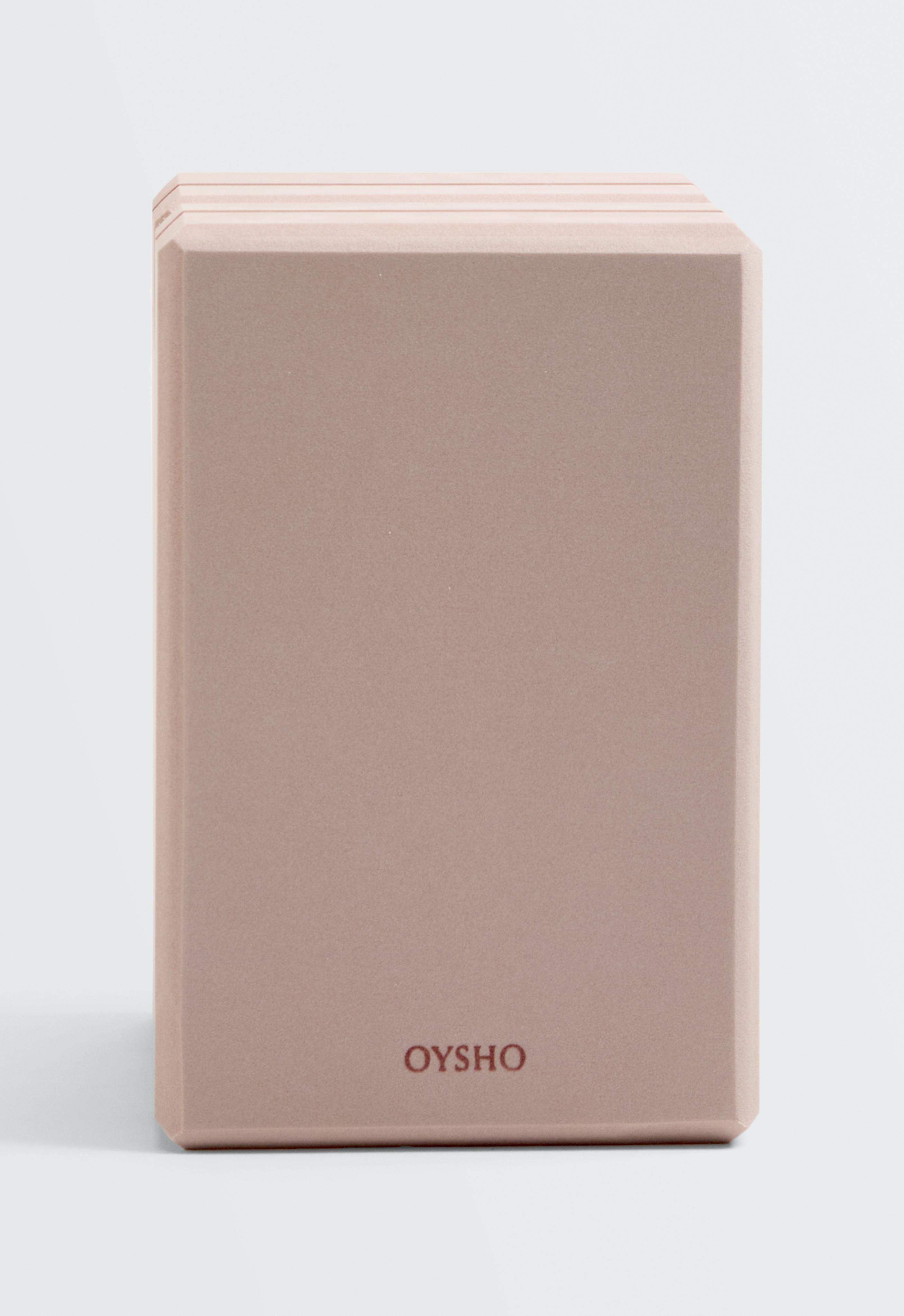 Yoga block pack — BEIGE-PINK