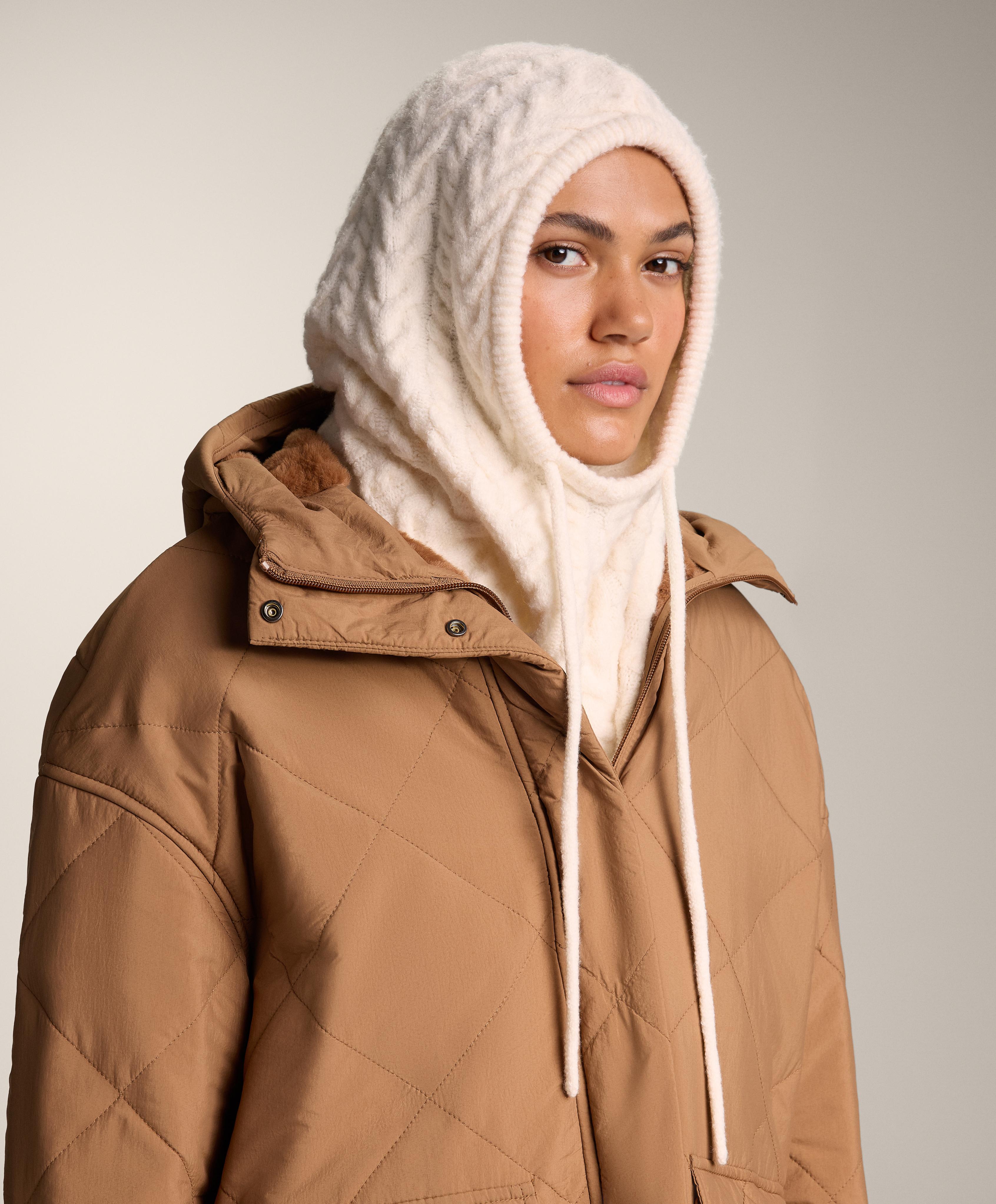 Balaklava od Pletena tkanina sa aranskim dezenom