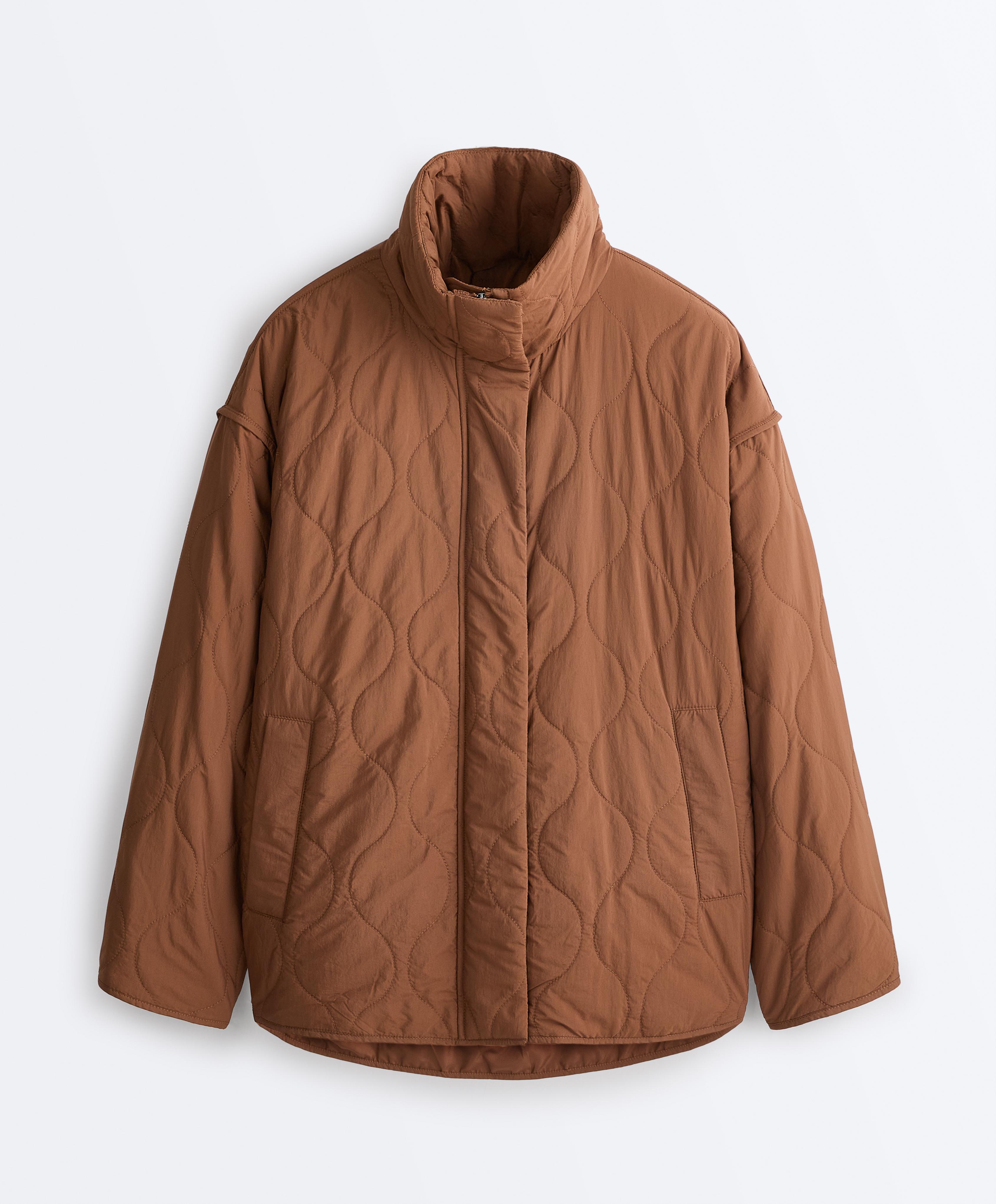 Water-repellent FELLEX® AEROGEL padded jacket — DARK BRICK