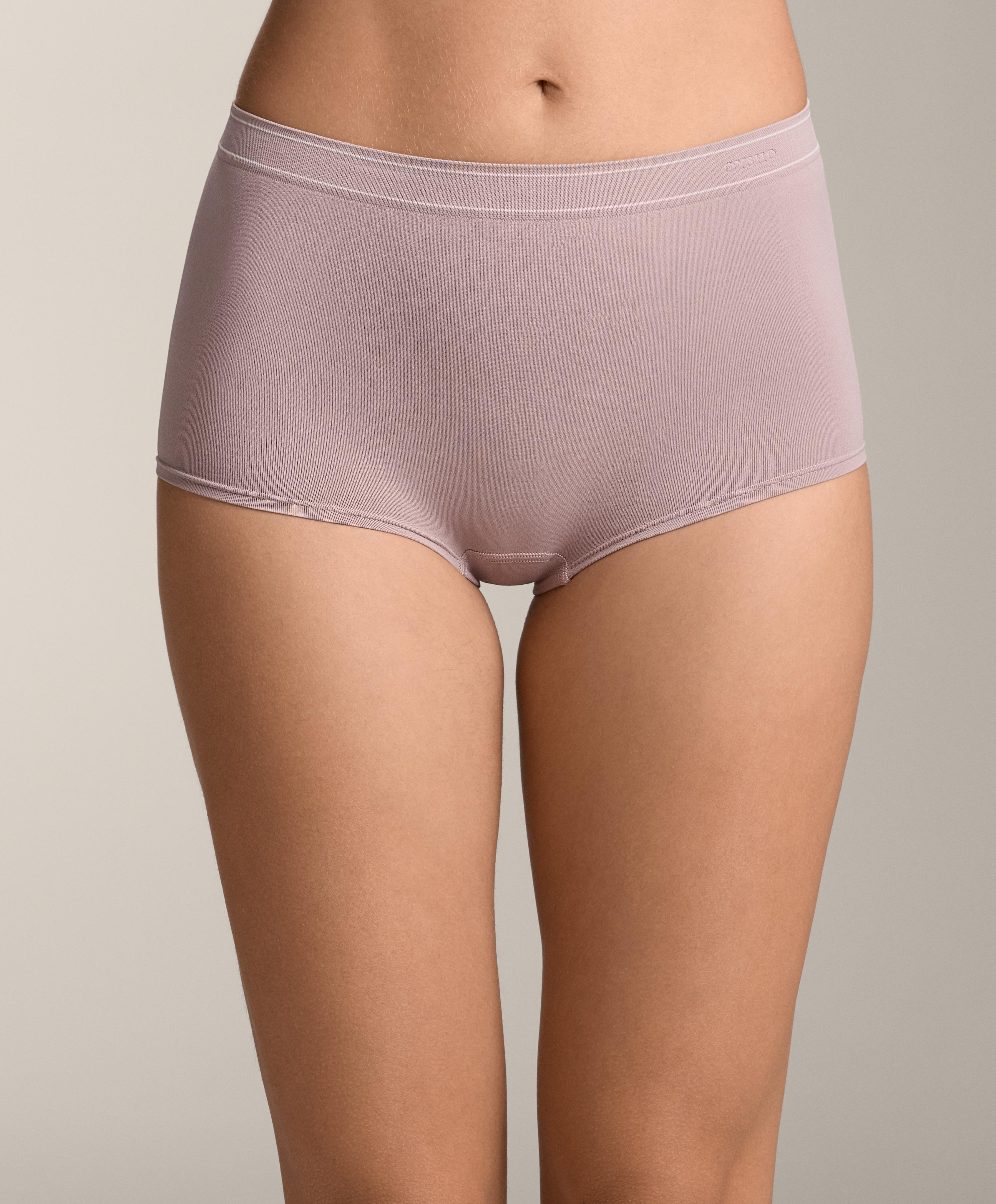 2 سراويل داخلية شورتي دون خياطة ناعمة الملمس