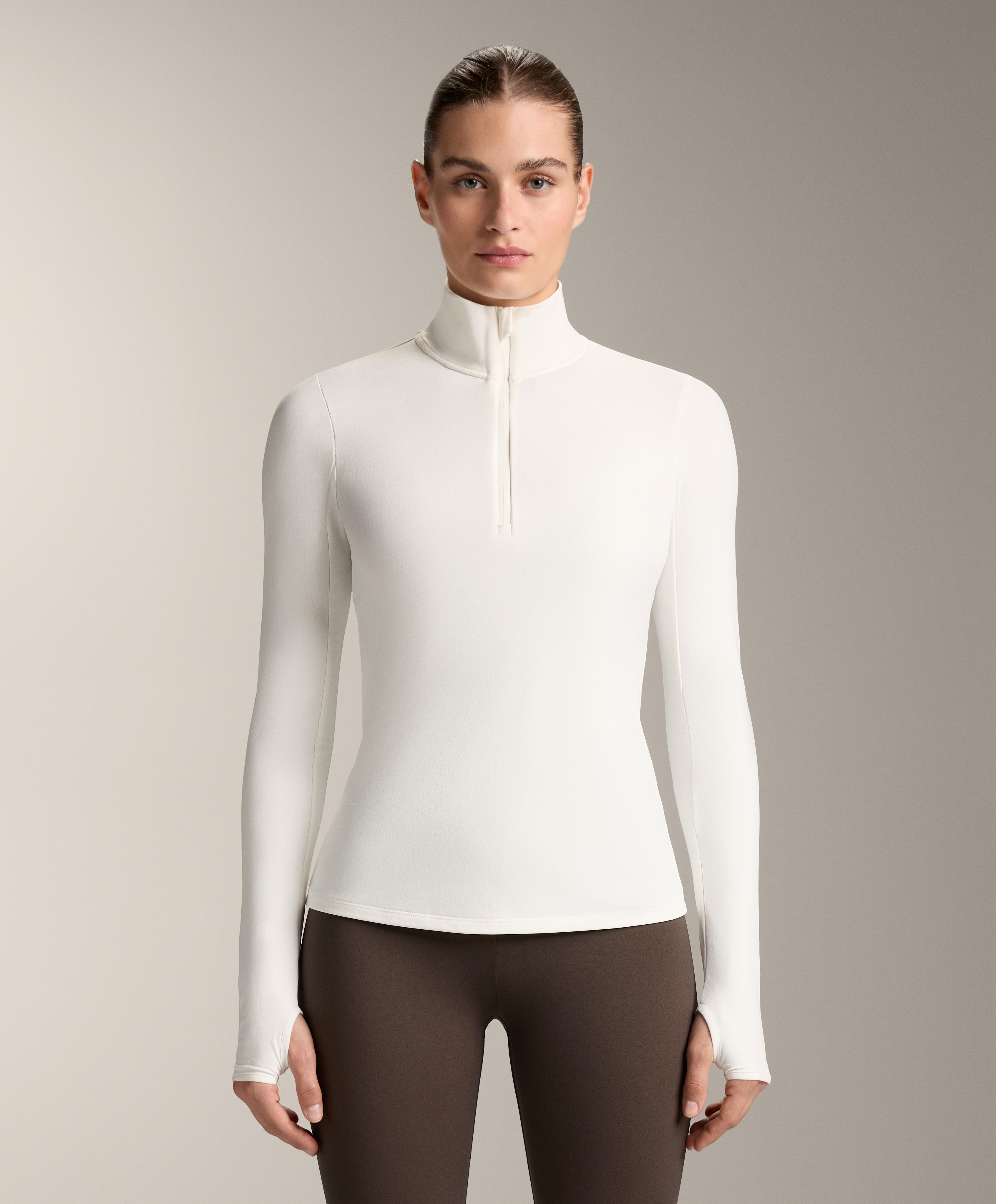 Thermal base layer half-zip top