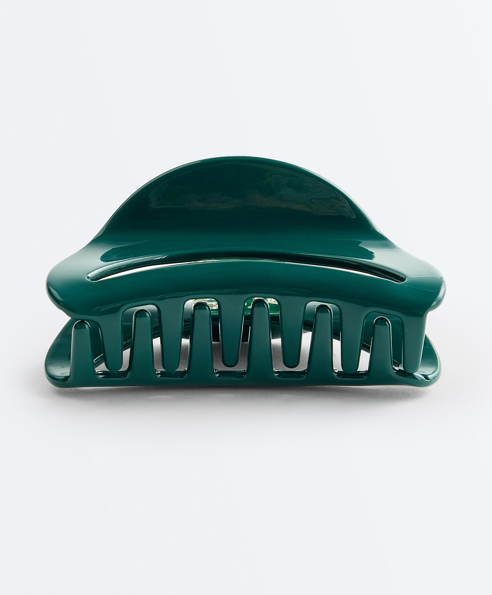 Large hair clip — GREEN