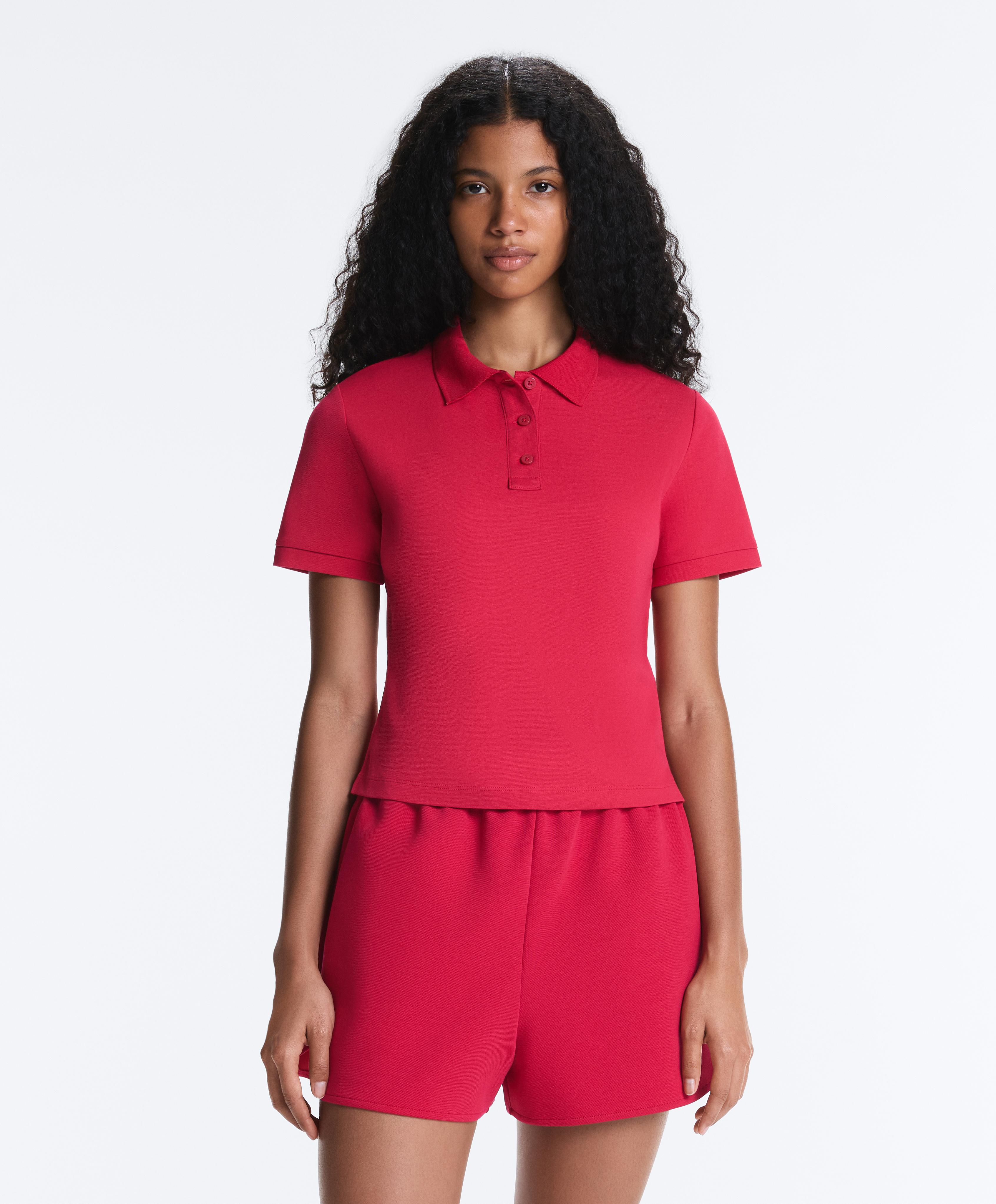 Polo korte mouw piqué