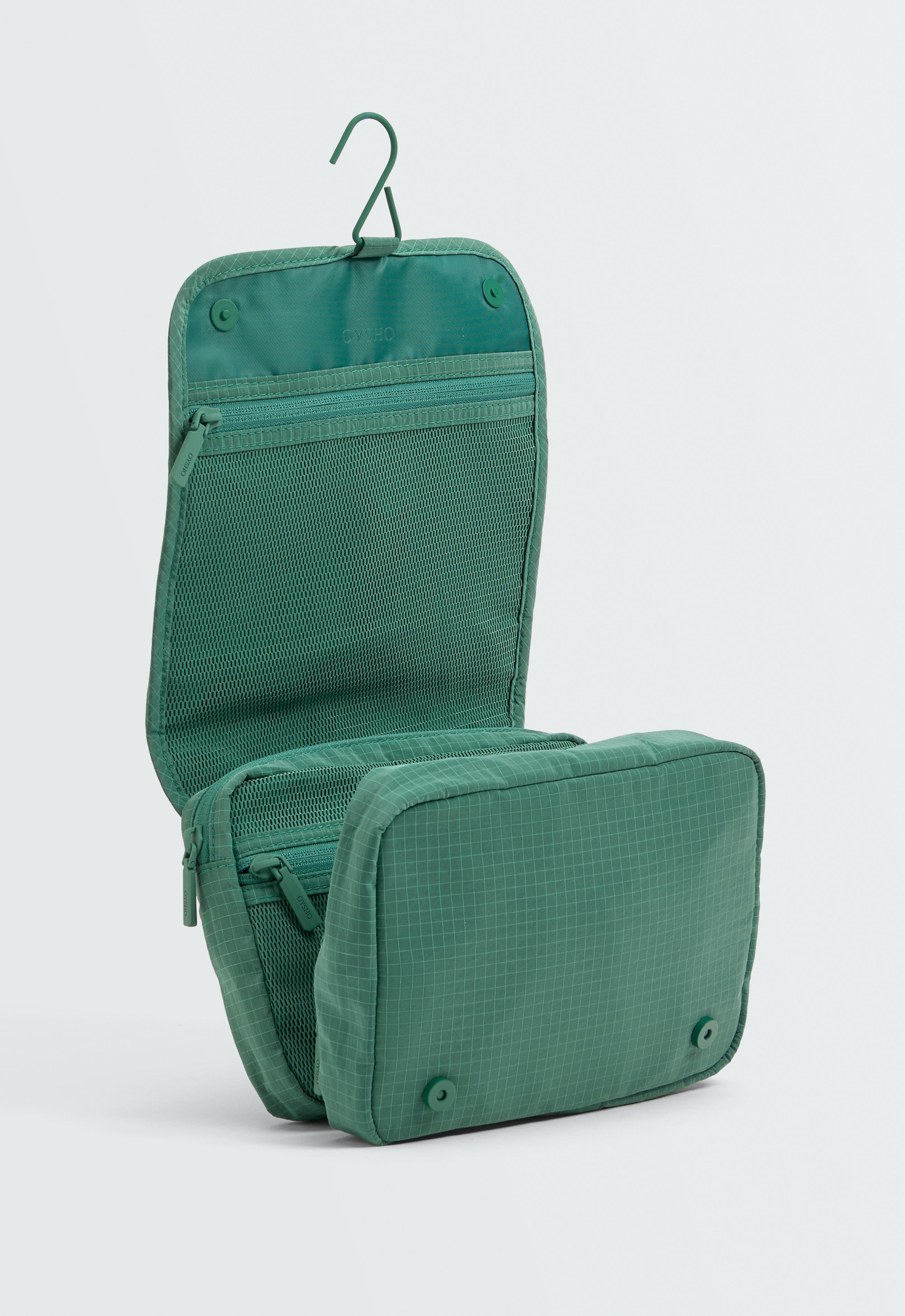 Hanging wash bag — GREEN (alternate view)