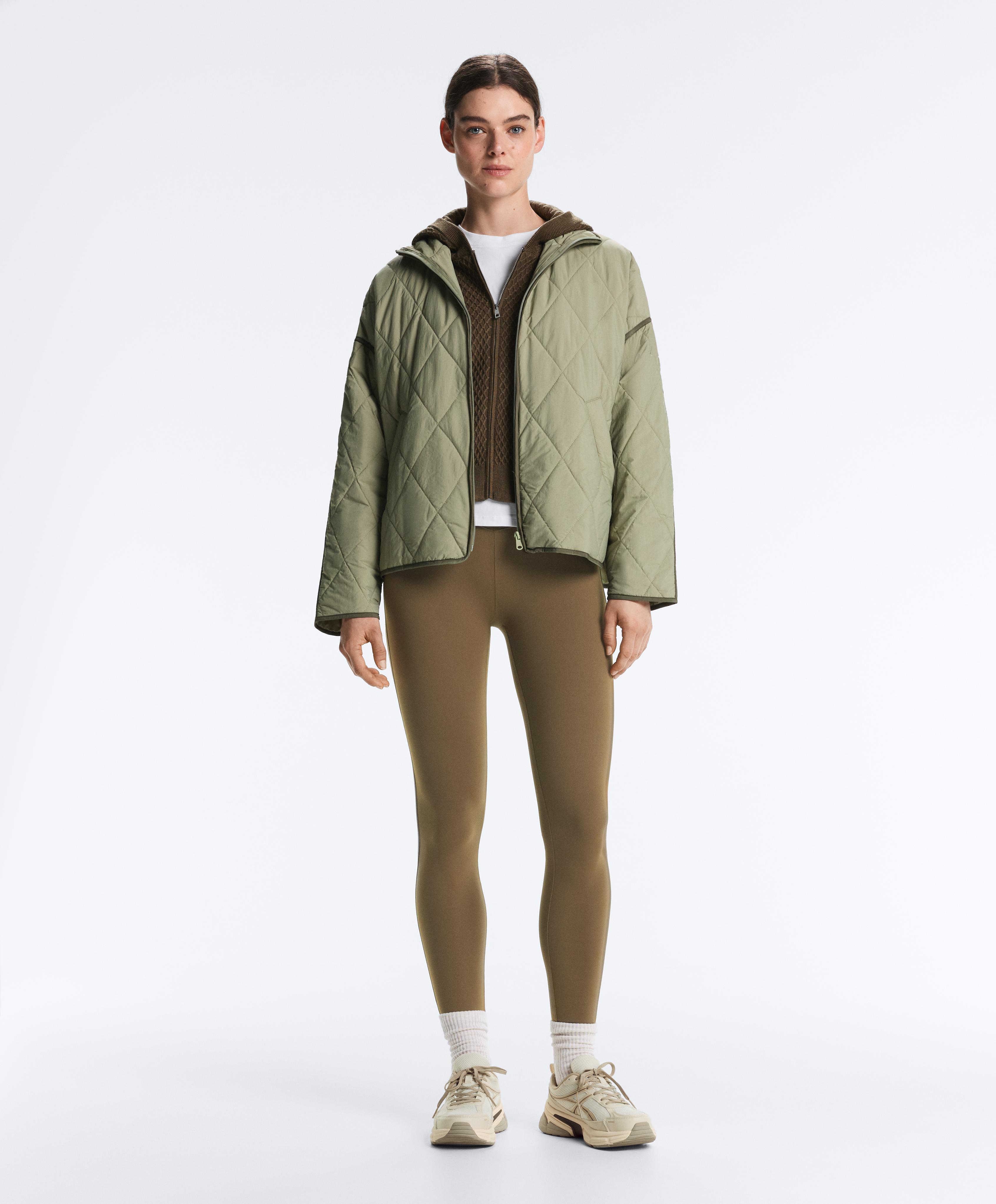Water-repellent FELLEX® AEROGEL padded jacket — WASHED APPLE GREEN