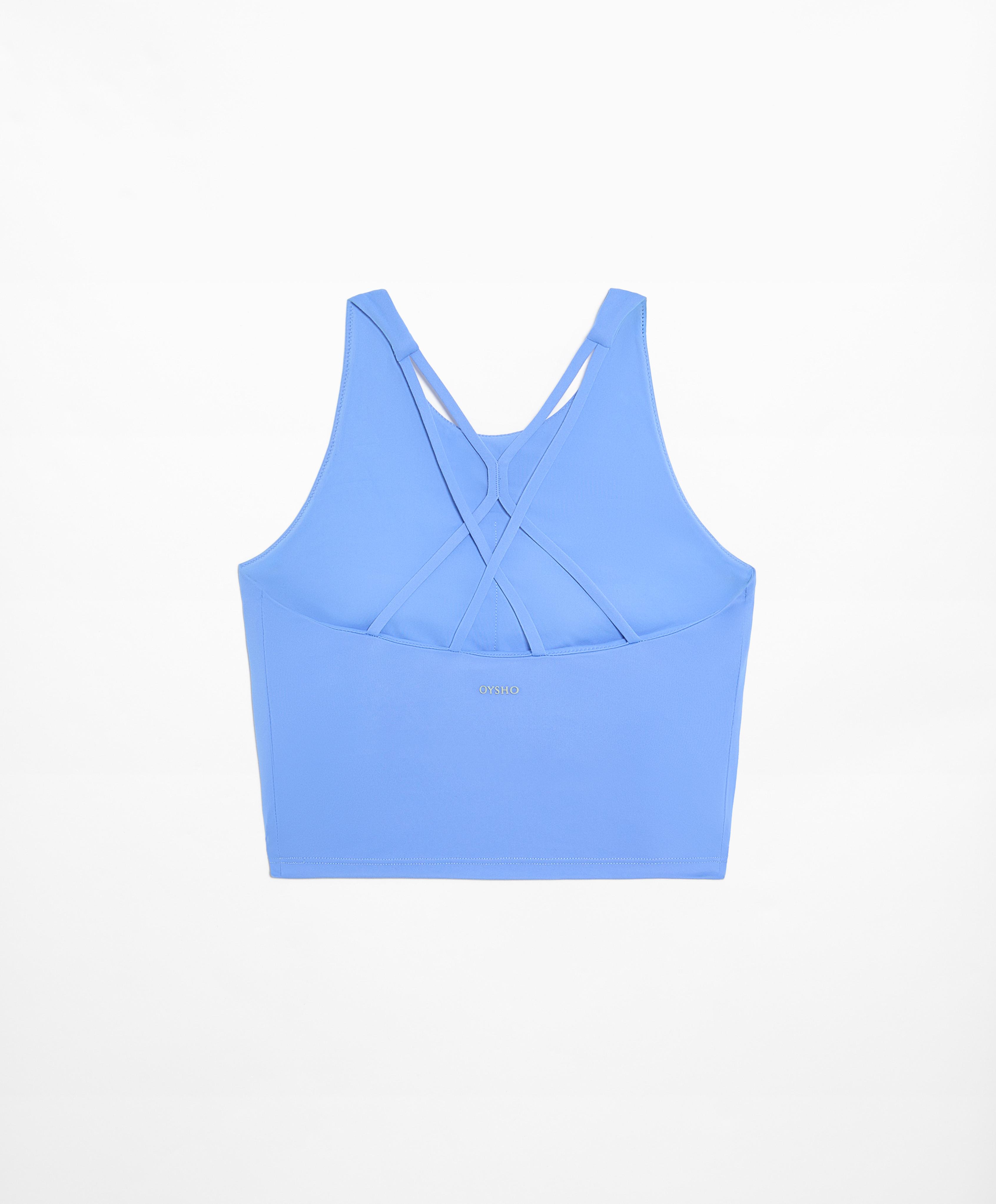 Comfortlux strap tank top with cups