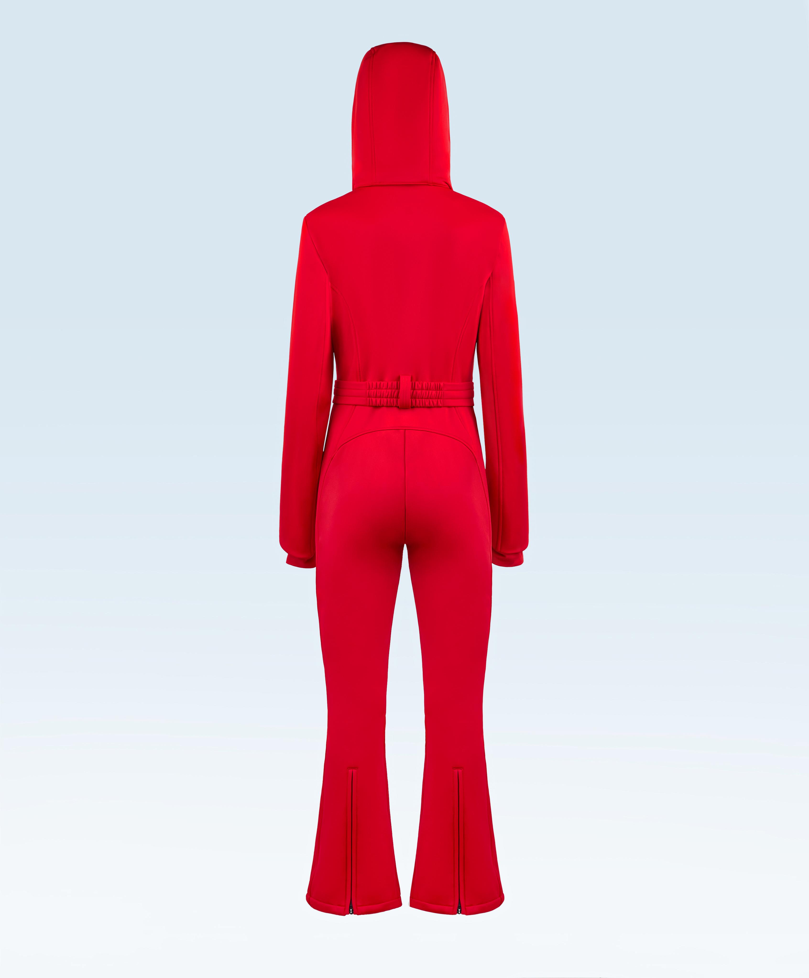 Fitted water-resistant SKI jumpsuit