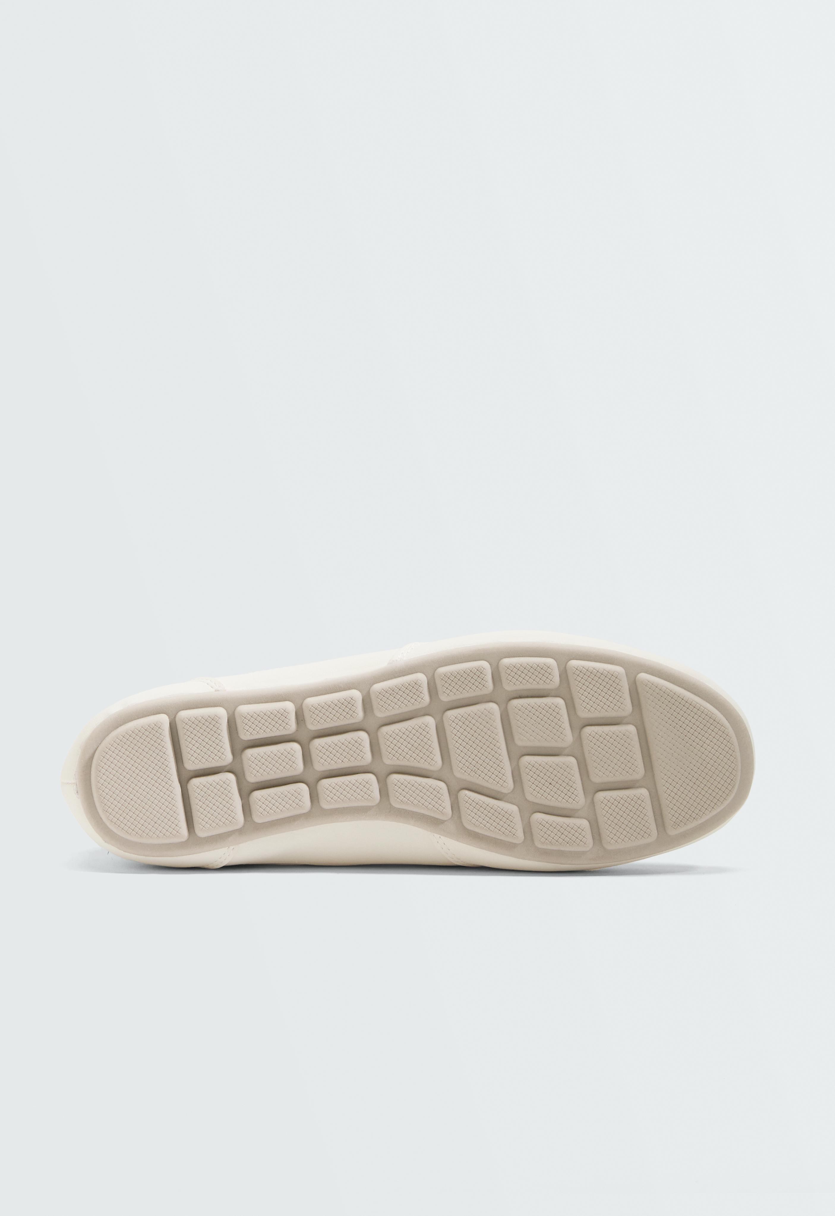 Nylon sport ballet flat — ECRU