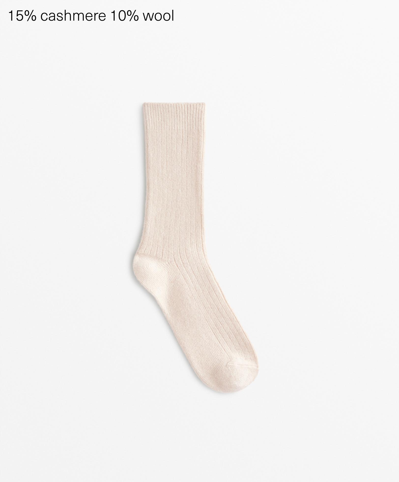 Classic socks in 15% cashmere 10% wool